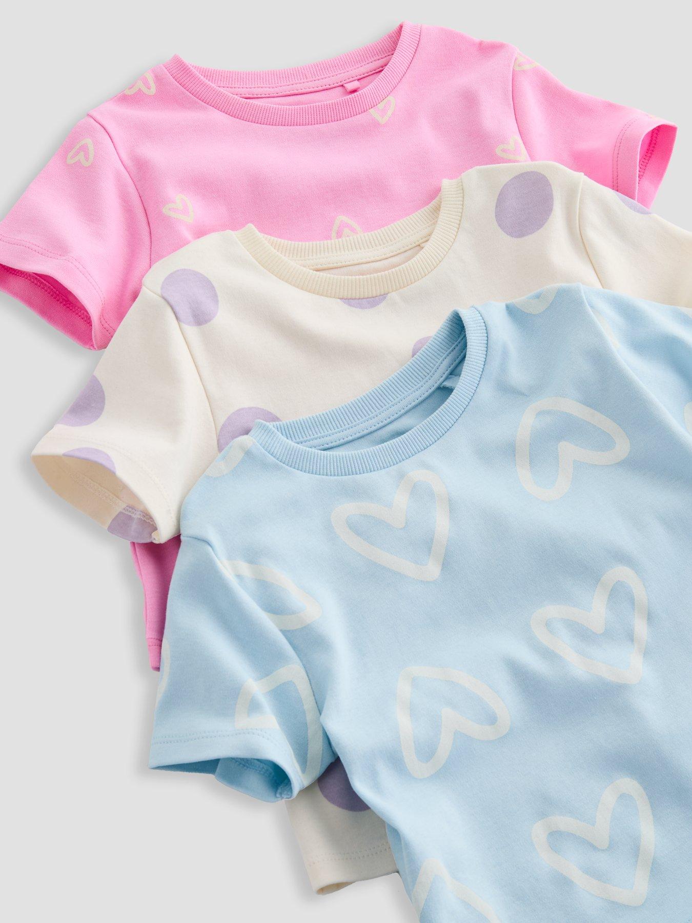  image of the-very-collection-girls-3-pack-pyjamas-multi