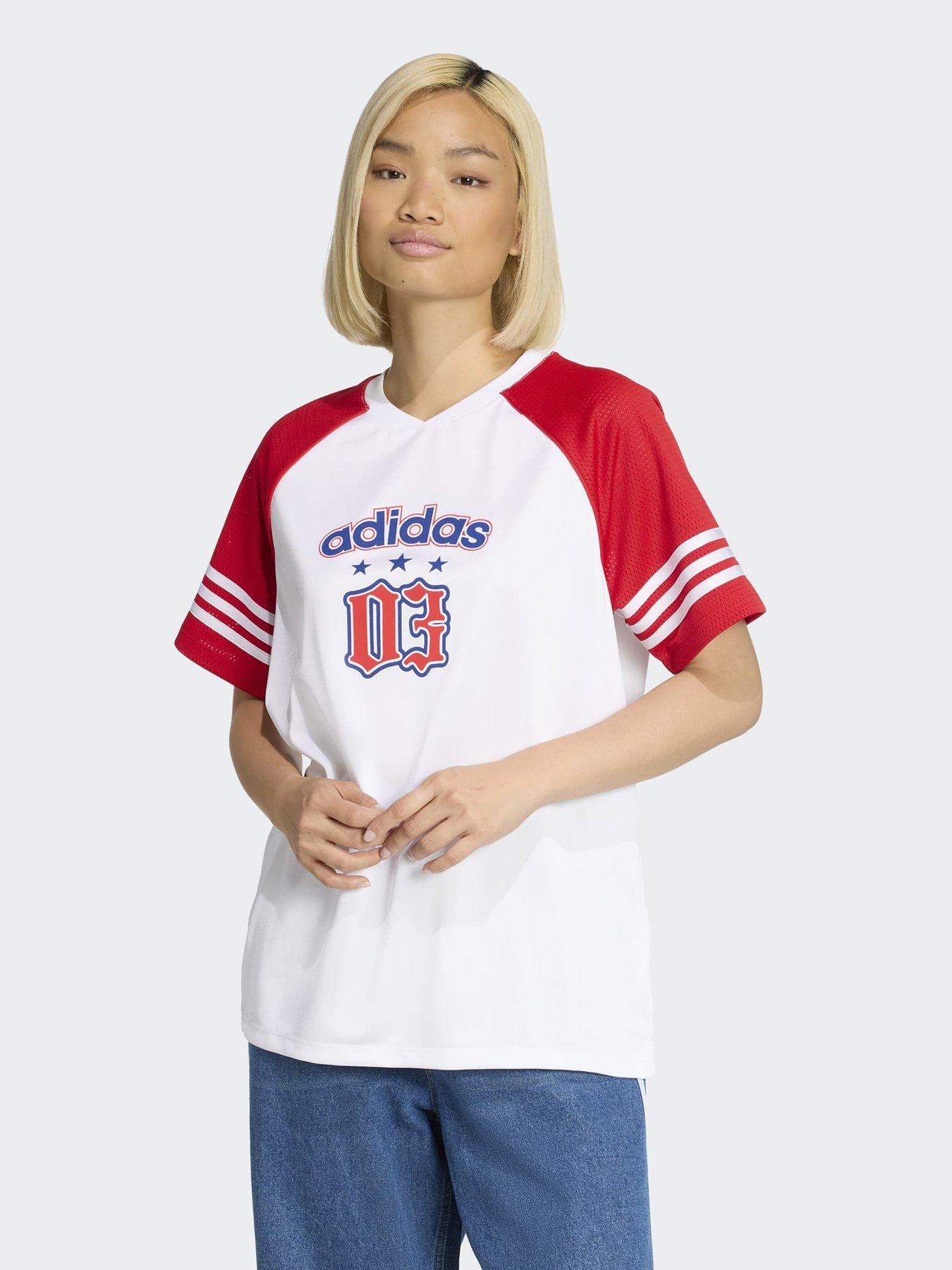adidas Originals Womens Oversized Jersey - White