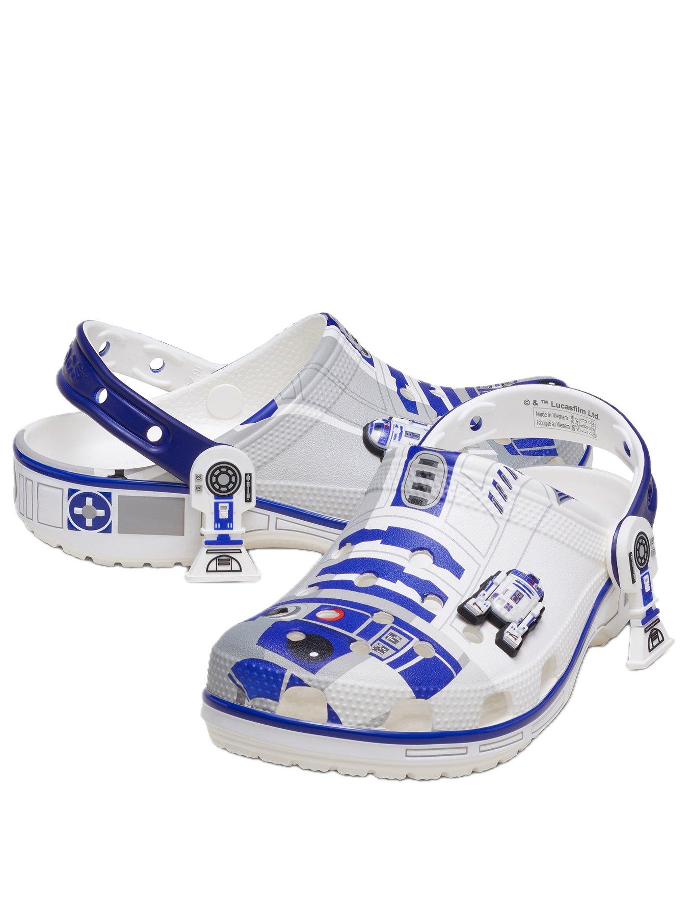 stillFront image of crocs-mens-classic-start-wars-r2d2-clog-sandal-multi
