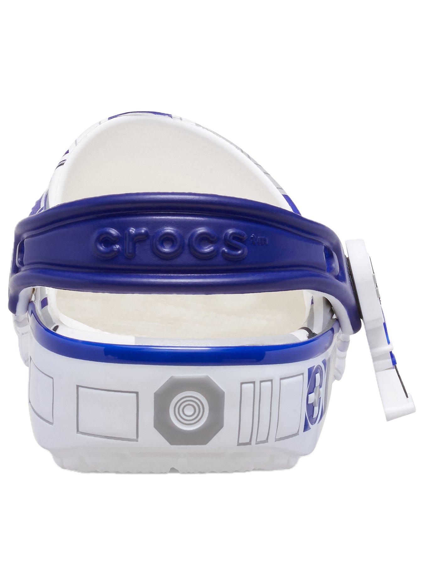  image of crocs-mens-classic-start-wars-r2d2-clog-sandal-multi