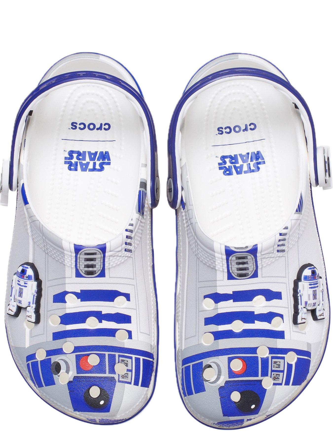  image of crocs-mens-classic-start-wars-r2d2-clog-sandal-multi
