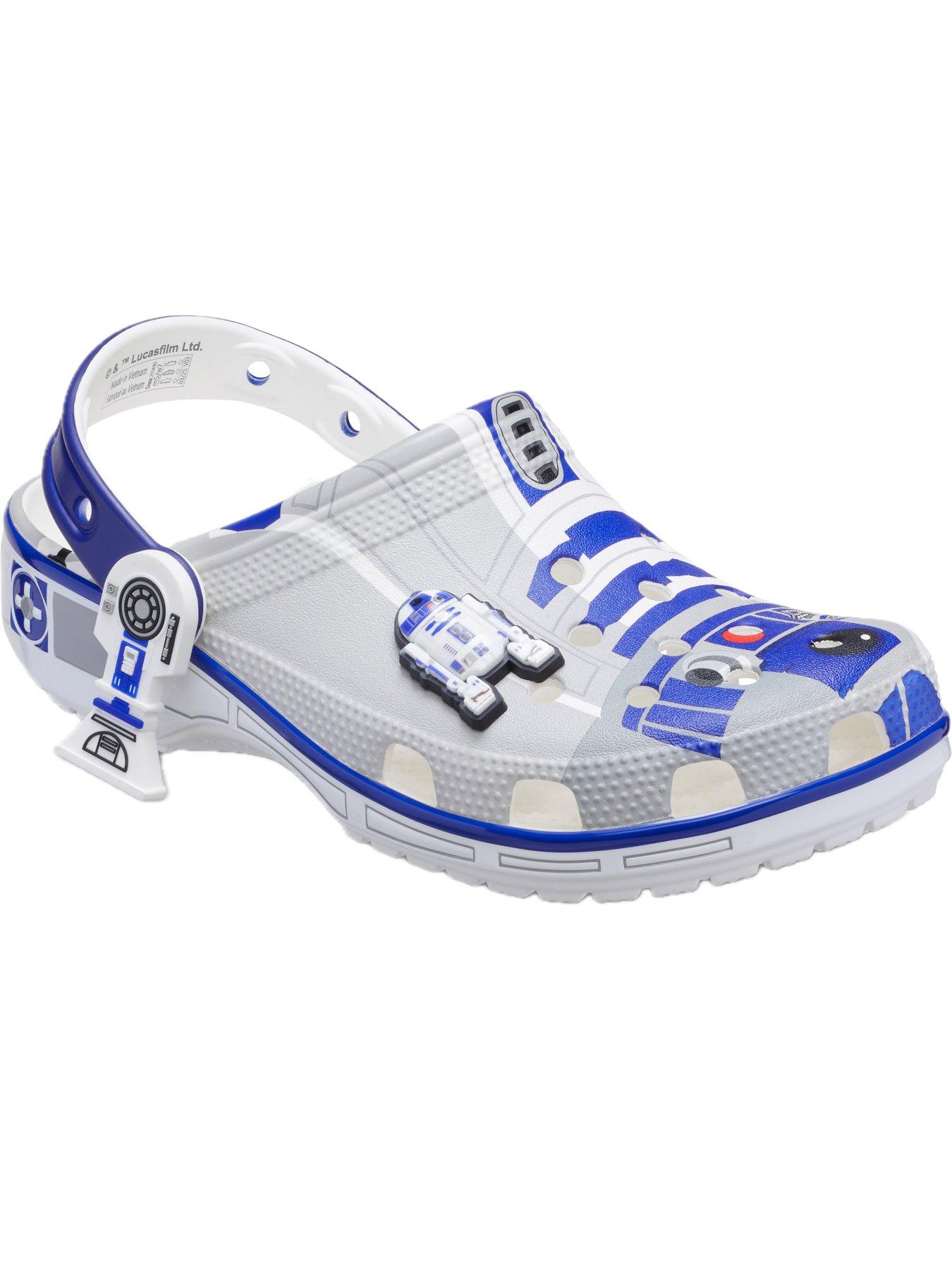  image of crocs-mens-classic-start-wars-r2d2-clog-sandal-multi