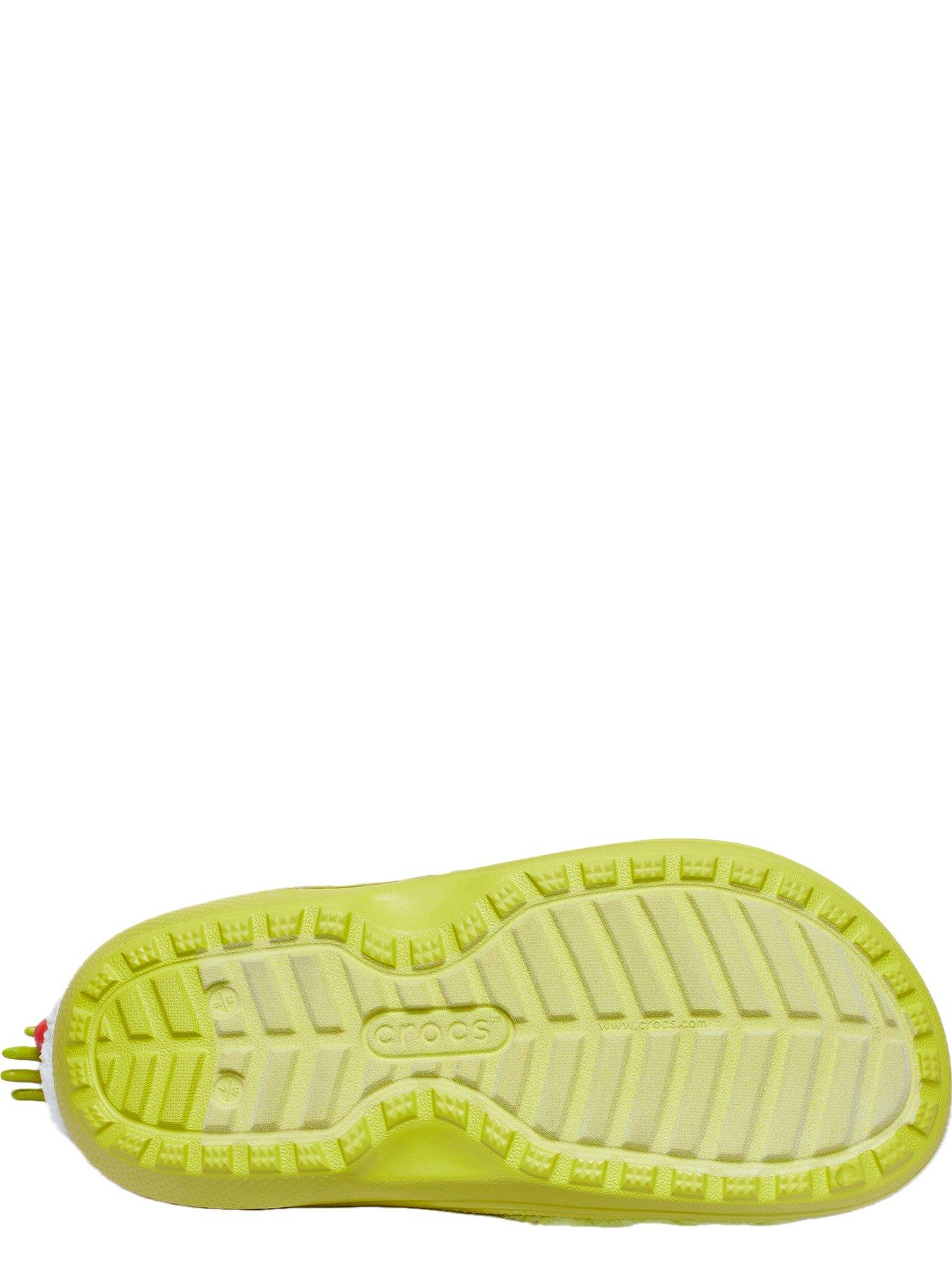 image of crocs-mens-classic-the-grinch-lined-clog-sandal-multi