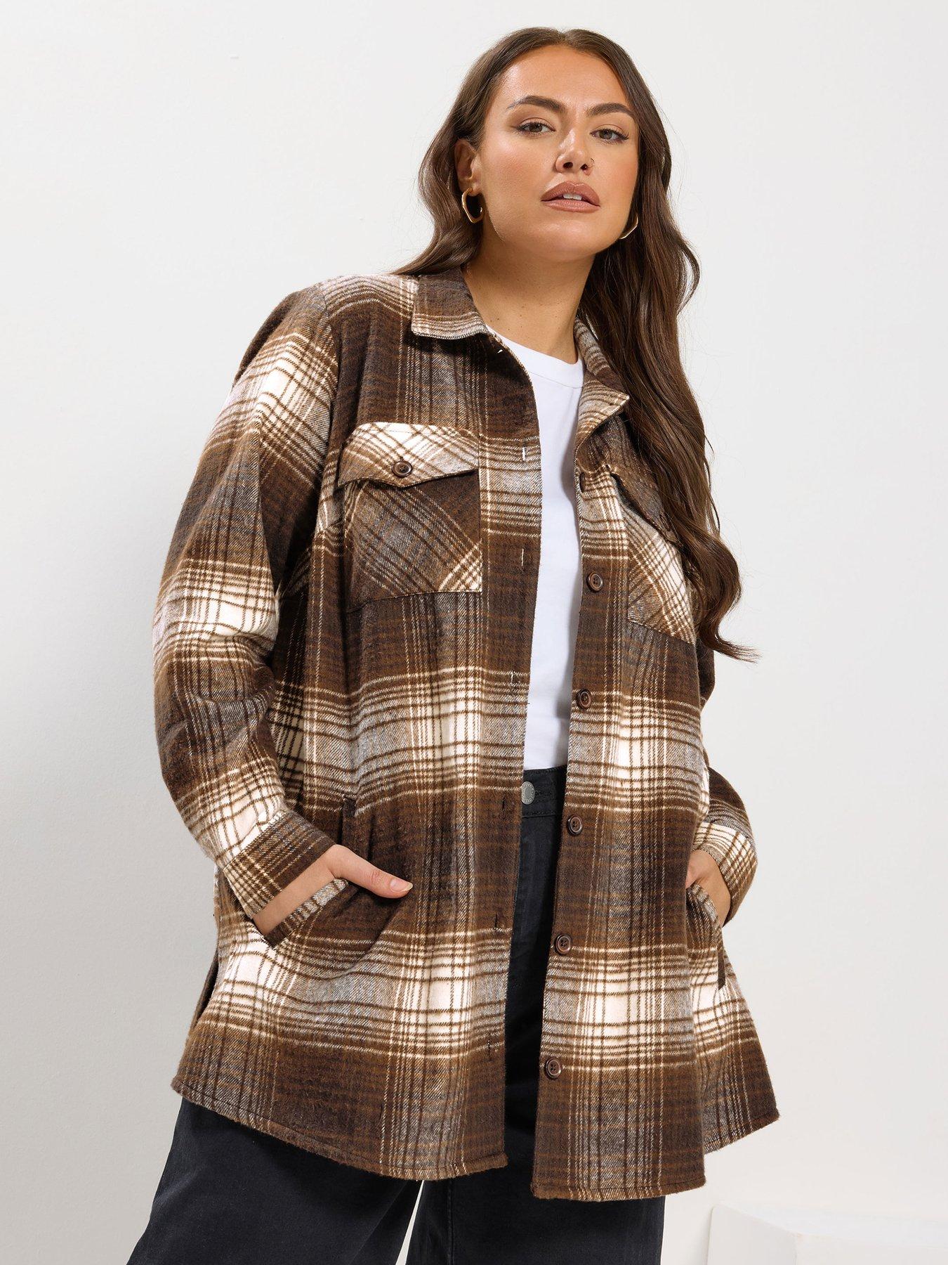 Yours Curve Check Shacket