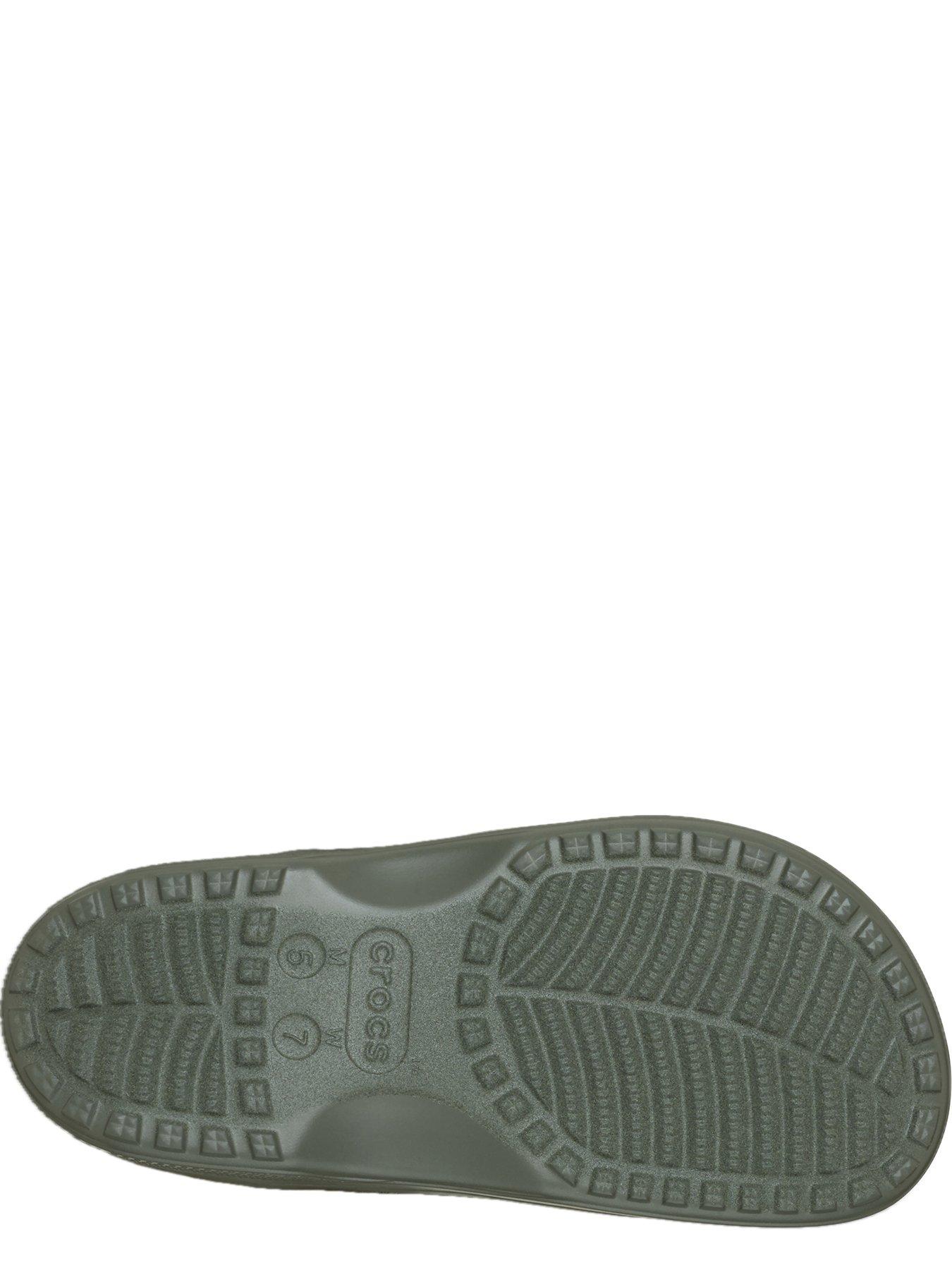 Image 5 of 7 of Crocs Men's Classic Unfurgettable Sueded Clog Sandal - Grey