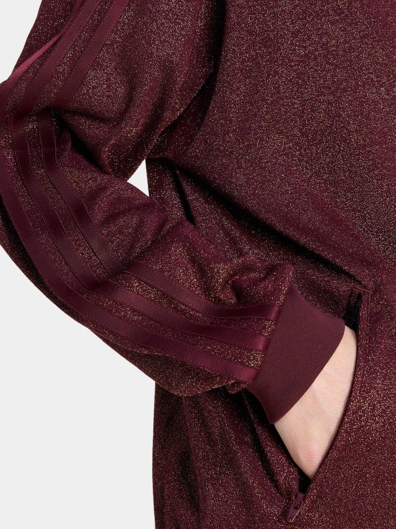 Image 5 of 5 of adidas Originals Womens Lurex Fire Bird Track Top - Red