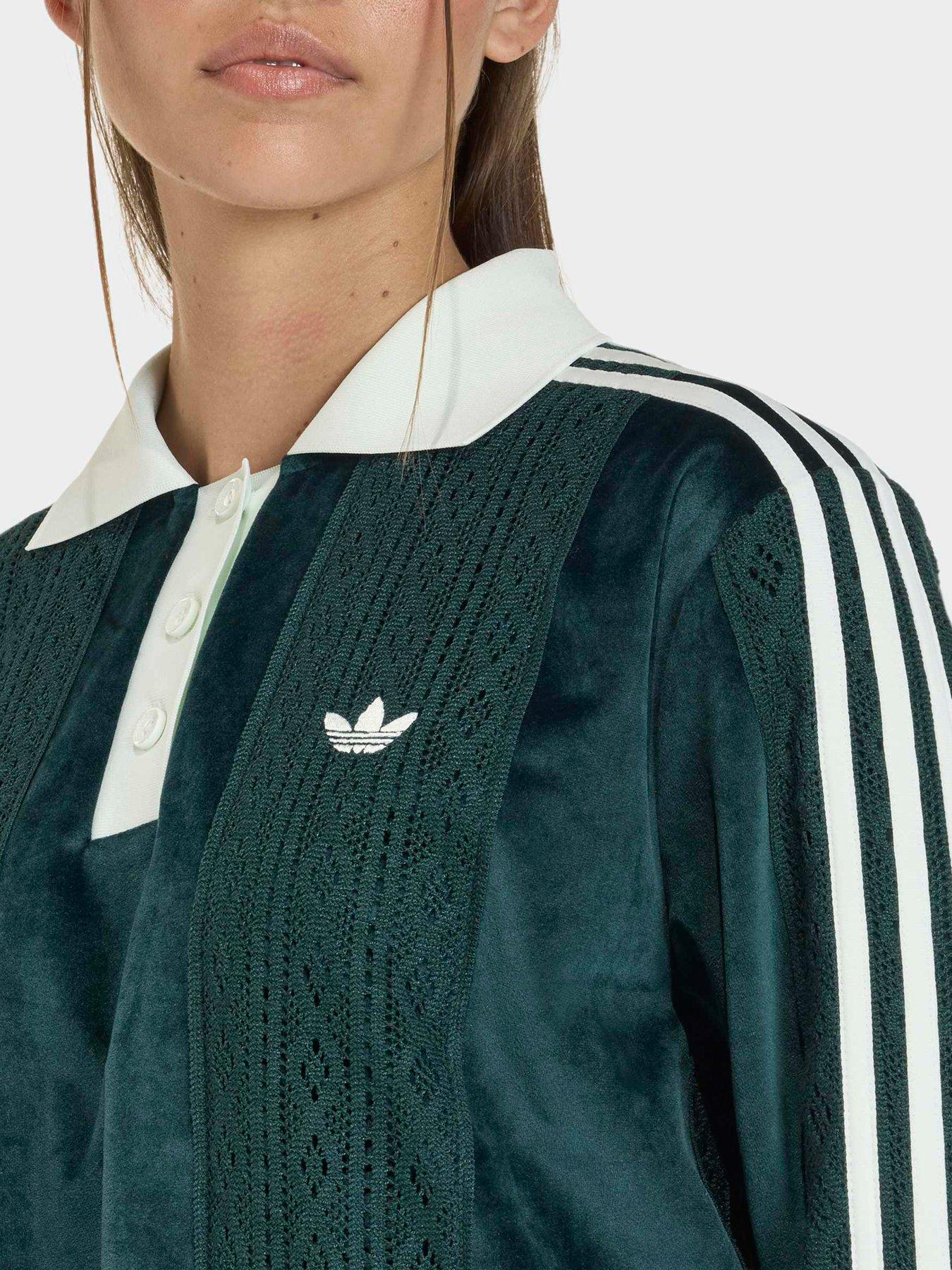 Image 4 of 5 of adidas Originals Womens Long Sleeve Jersey - Green