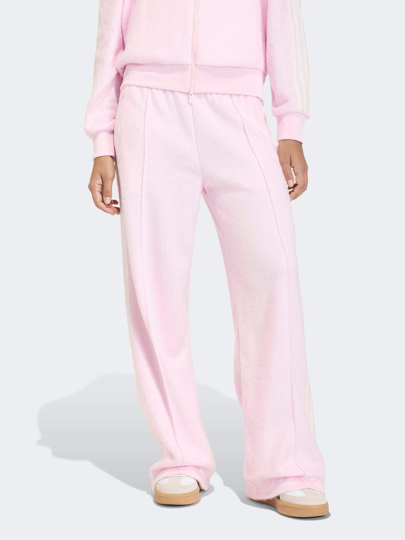 adidas Originals Womens Mohair Fire Bird Track Bottoms - Pink