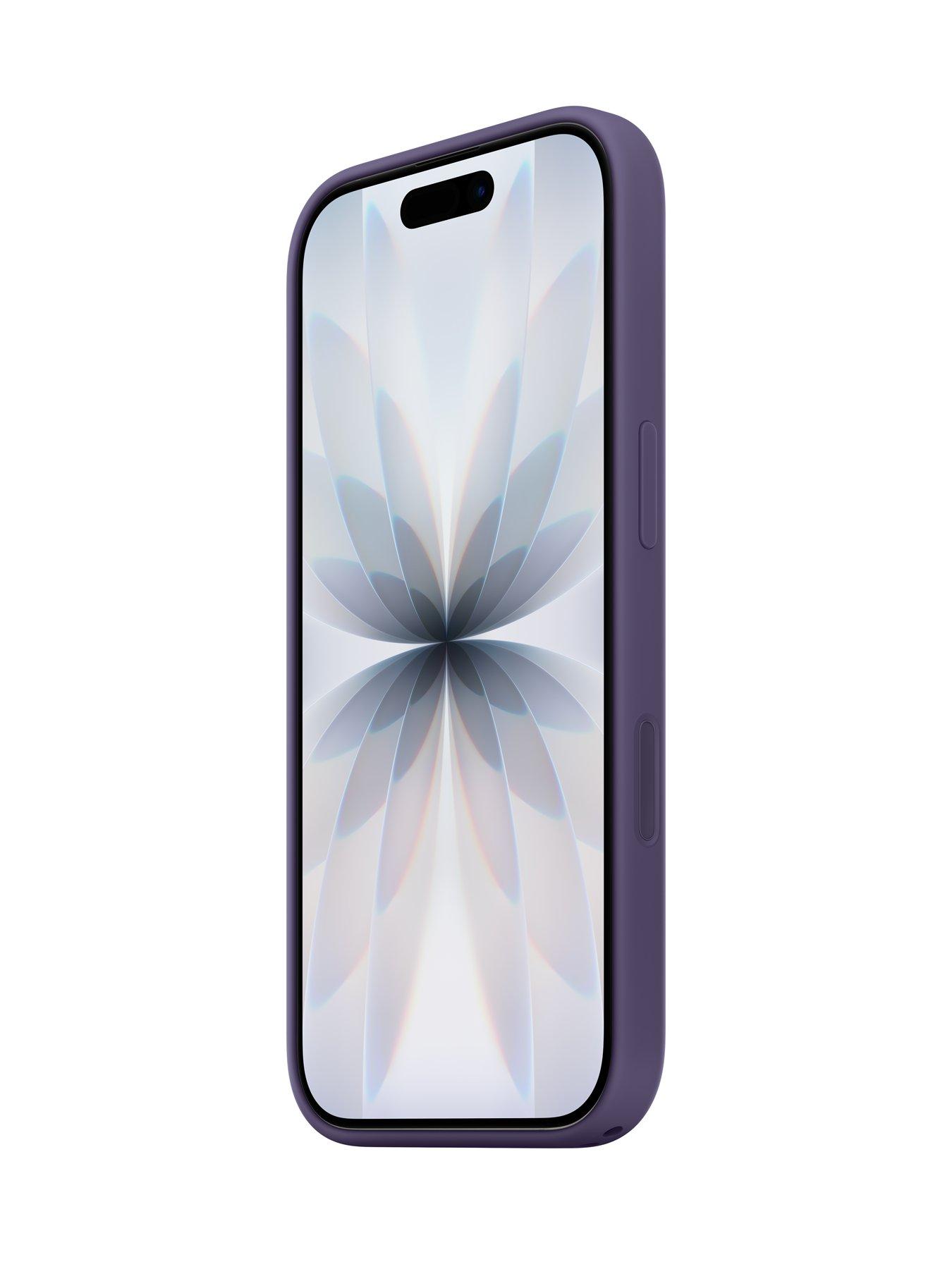 stillFront image of apple-iphone-17-silicone-case-with-magsafe-purple-fog