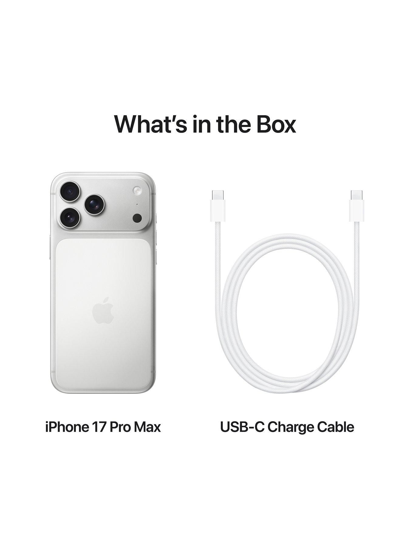 Apple iPhone 17 Pro Max, 256GB - Silver | Littlewoods