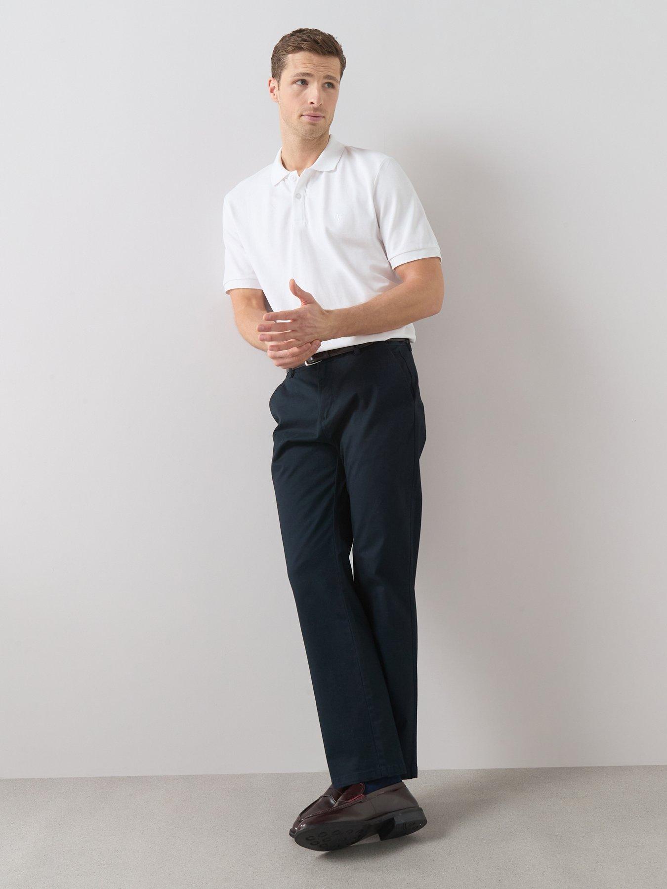 Image 3 of 6 of The Very Collection Pure Cotton Pique Polo Top - White