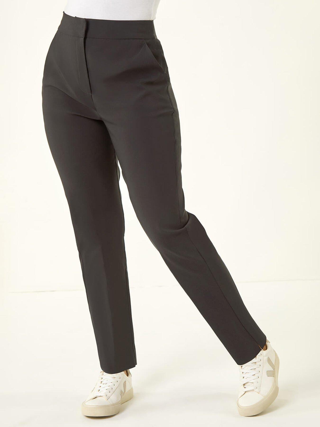 undefined Petite Bengaline Smart Stretch Trouser - Black