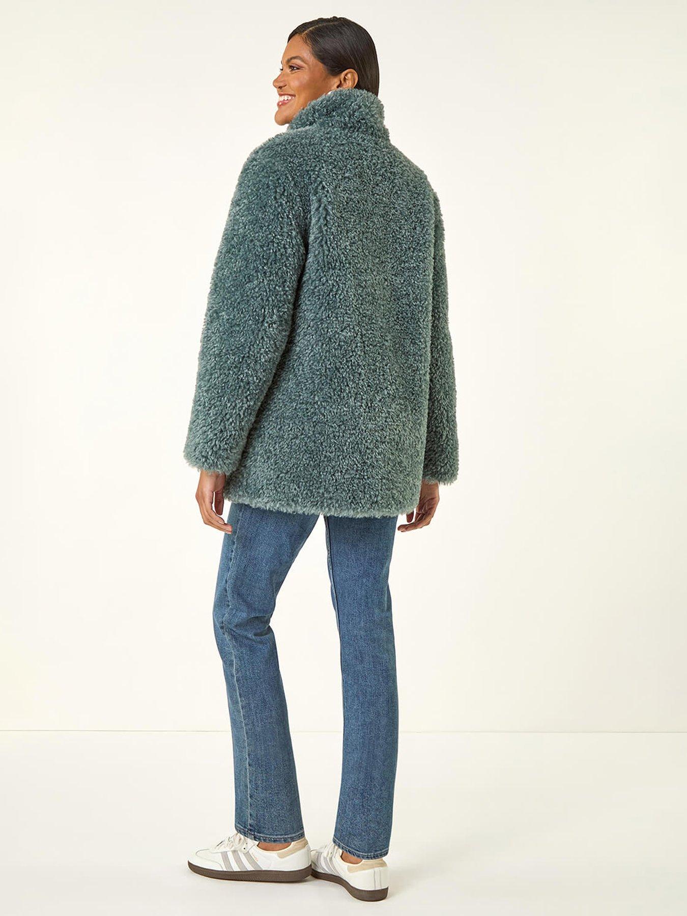  image of roman-curly-soft-borg-coat-grey