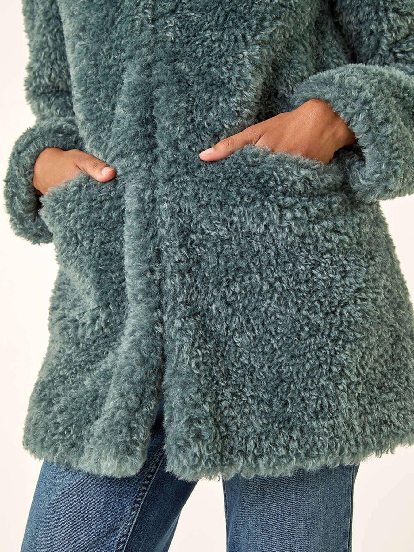  image of roman-curly-soft-borg-coat-grey