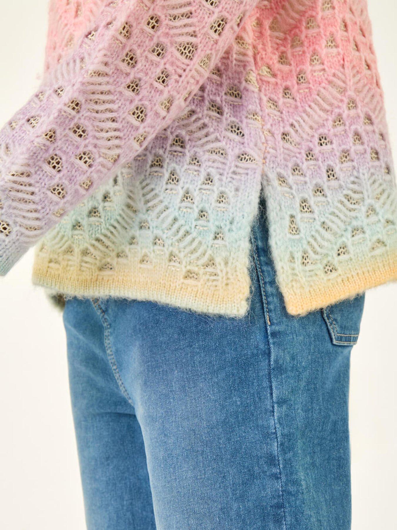 Image 5 of 5 of Roman Ombre Rainbow Knit Jumper - Multi