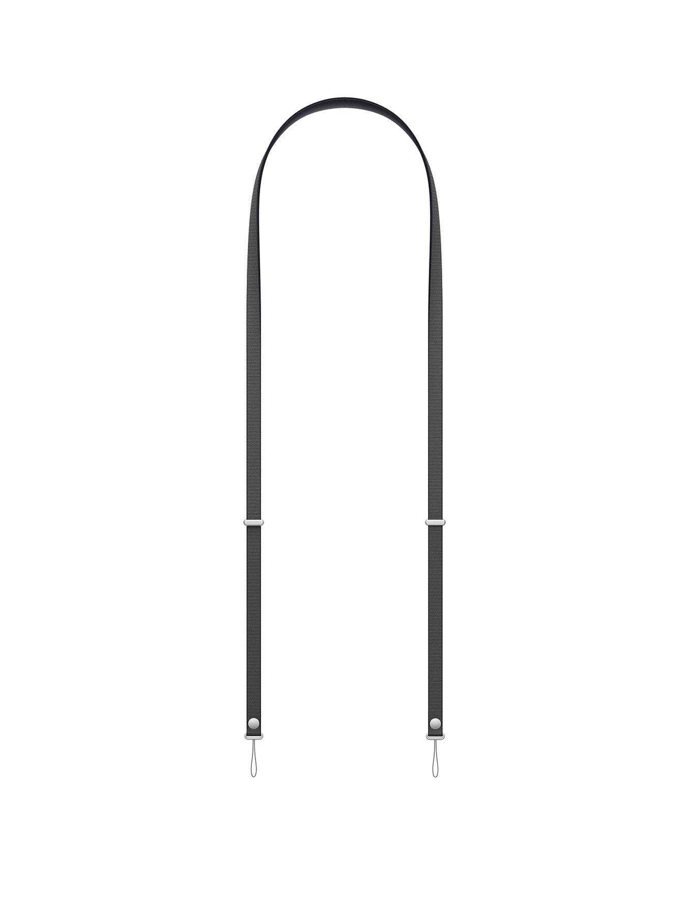 front image of apple-crossbody-strap-black