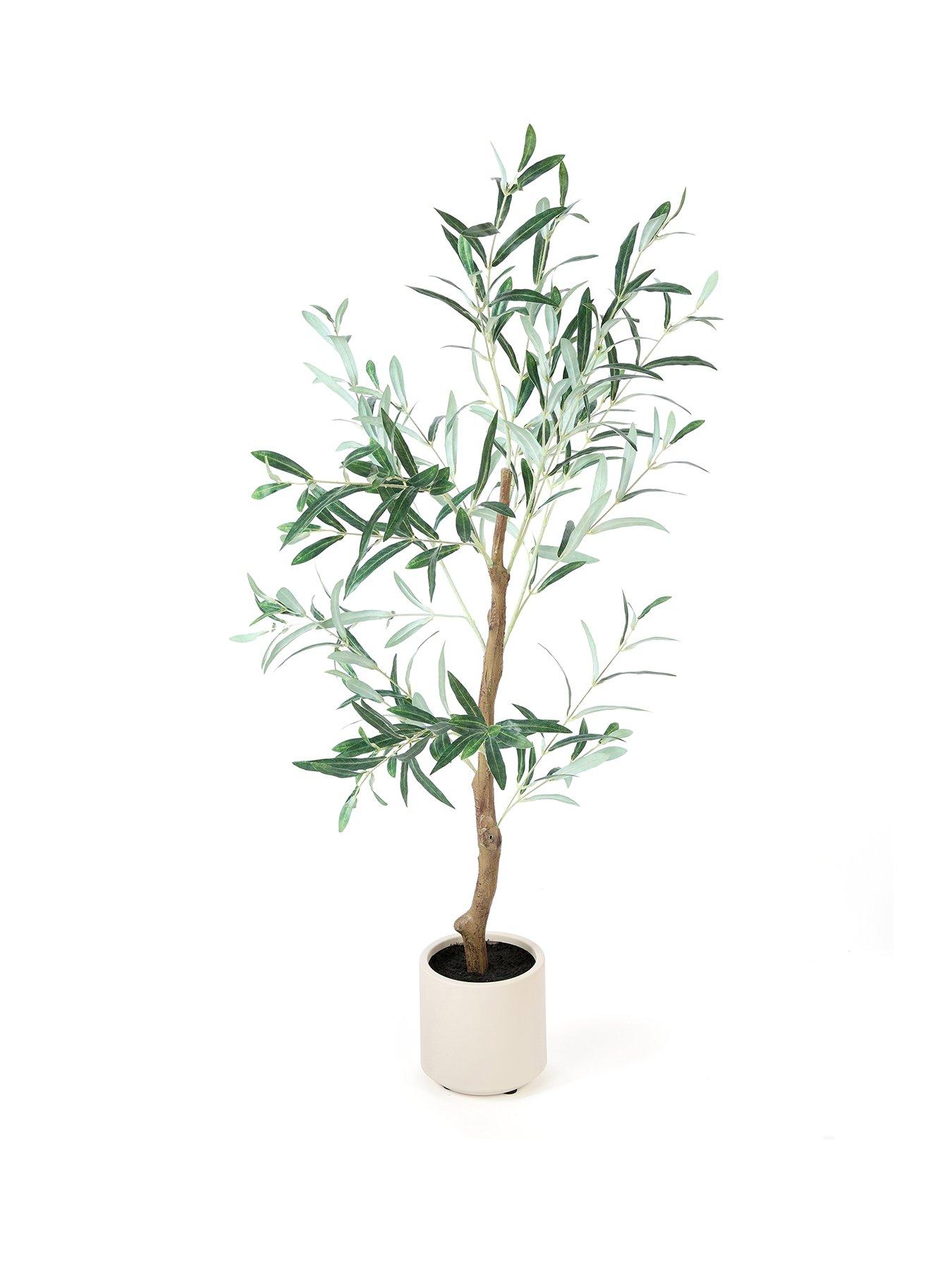 Image 2 of 5 of Michelle Keegan Home 120cm Real Touch Olive Tree Cream Pot (organic Stem)