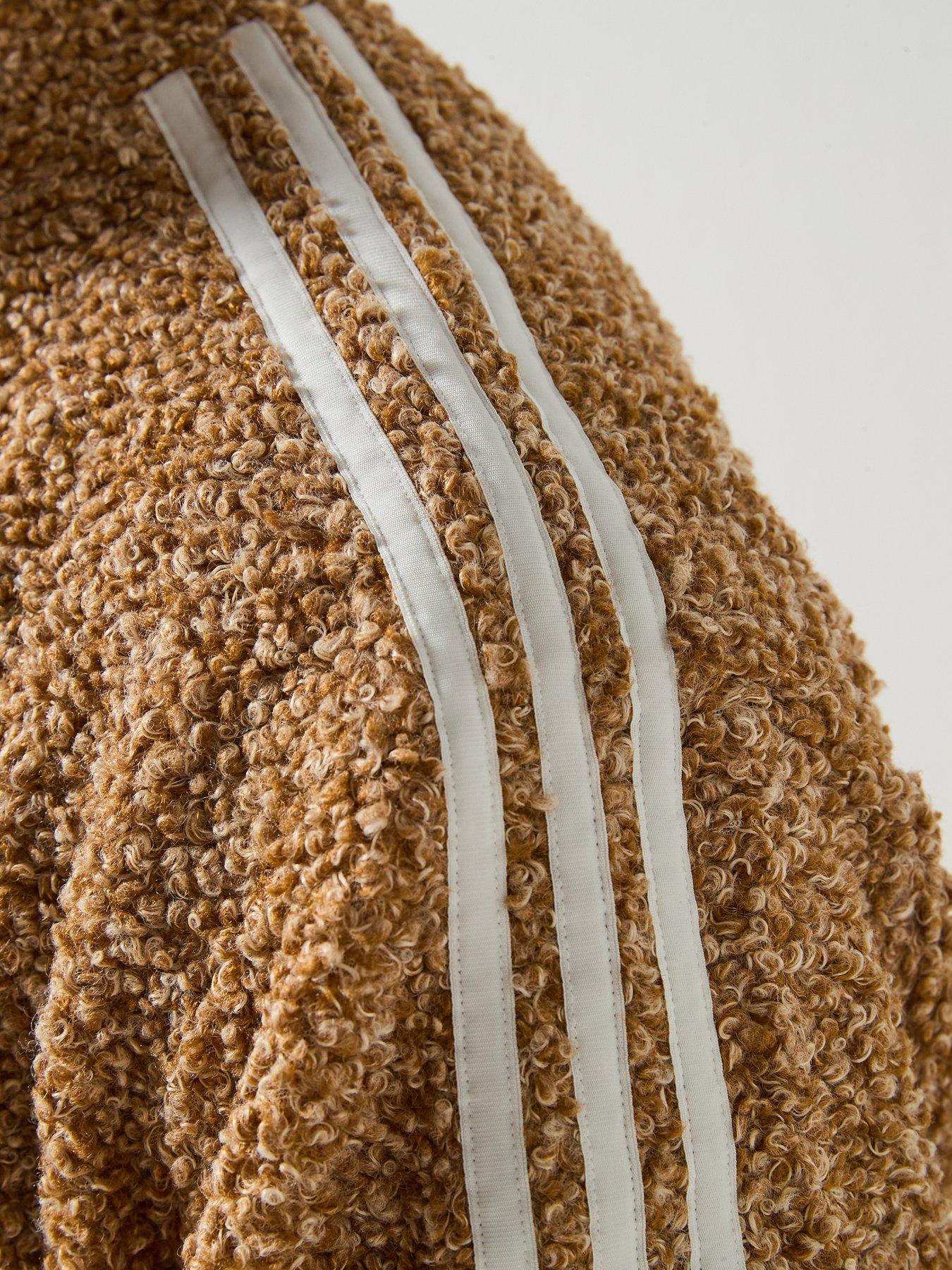 Image 5 of 5 of adidas Originals Mens Boucle Fire Bird Track Top - Beige