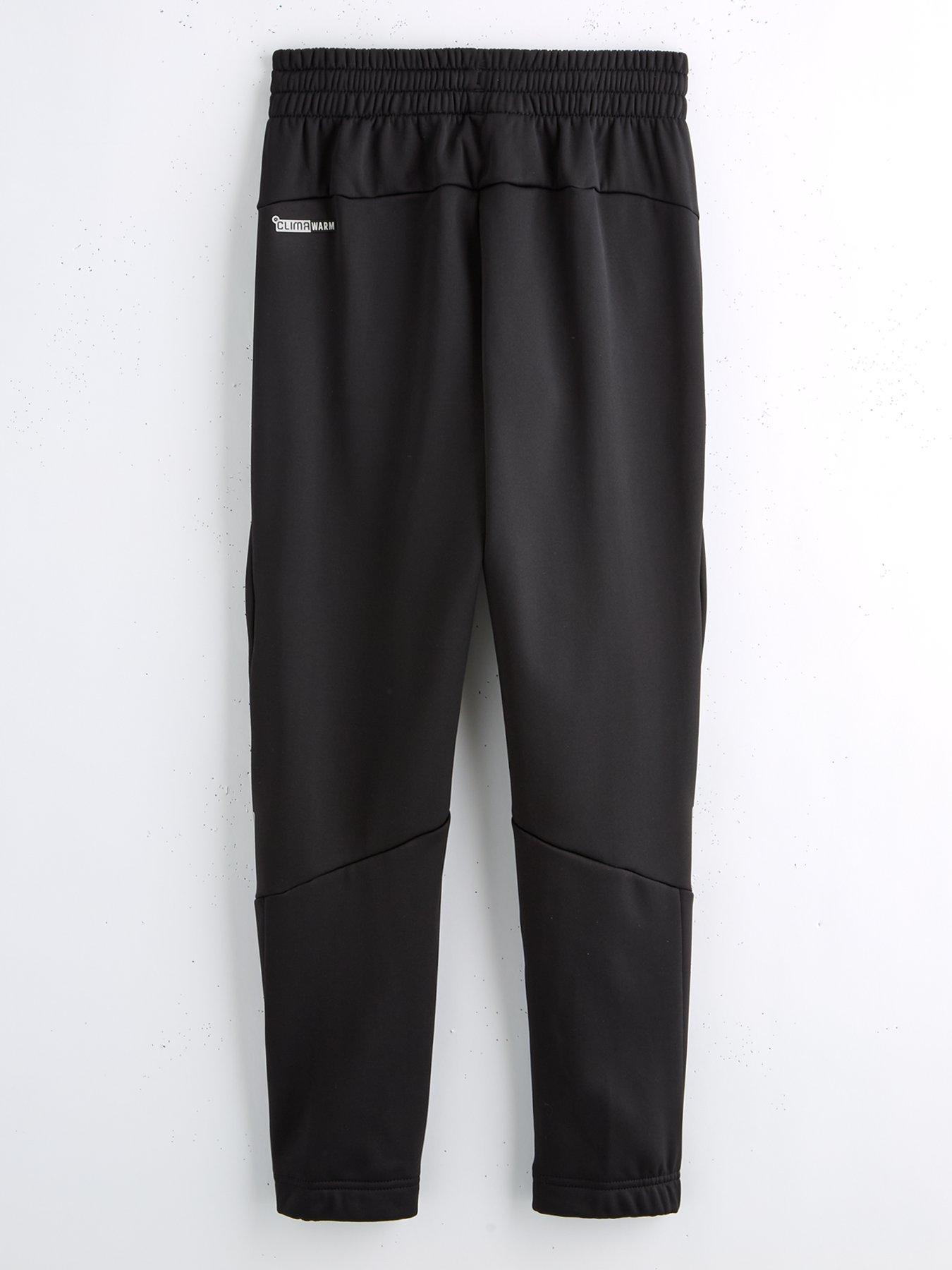 back image of adidas-originals-junior-boys-climawarm-tracksuit-pants-black