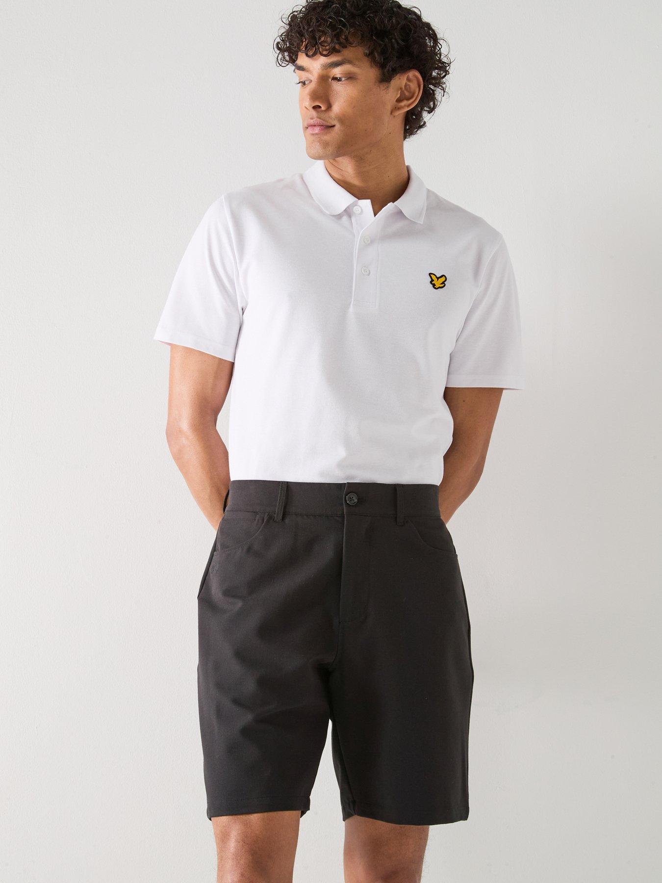  image of lyle-scott-golf-mens-core-polo-white