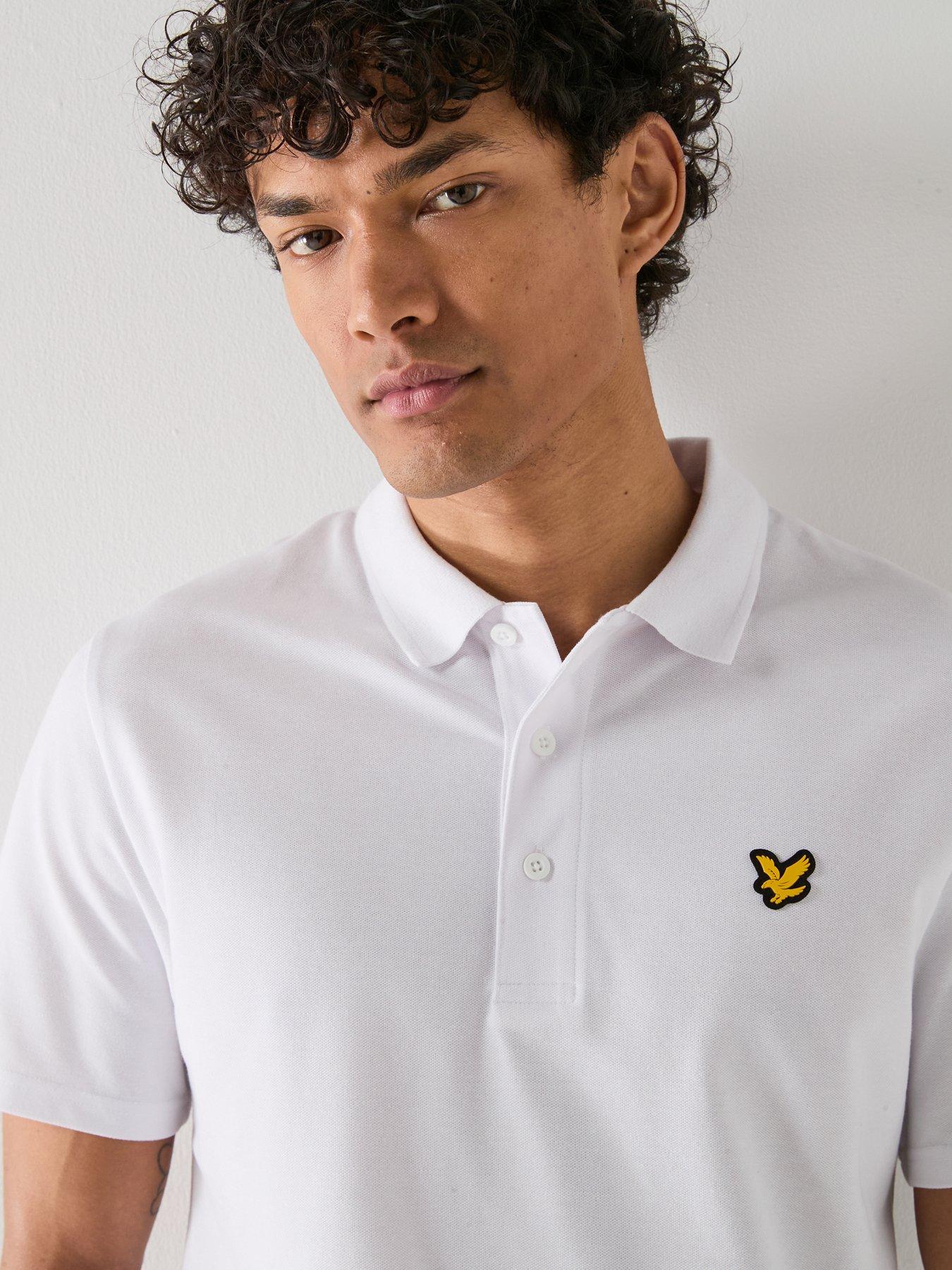  image of lyle-scott-golf-mens-core-polo-white