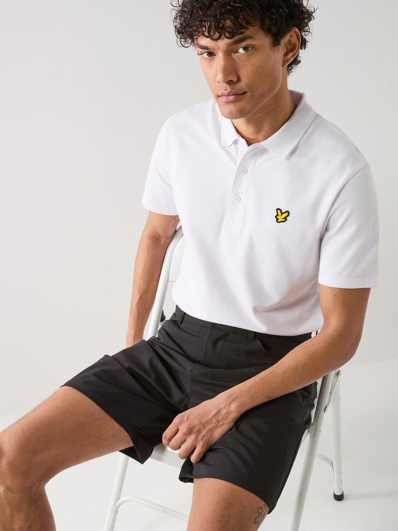  image of lyle-scott-golf-mens-core-polo-white