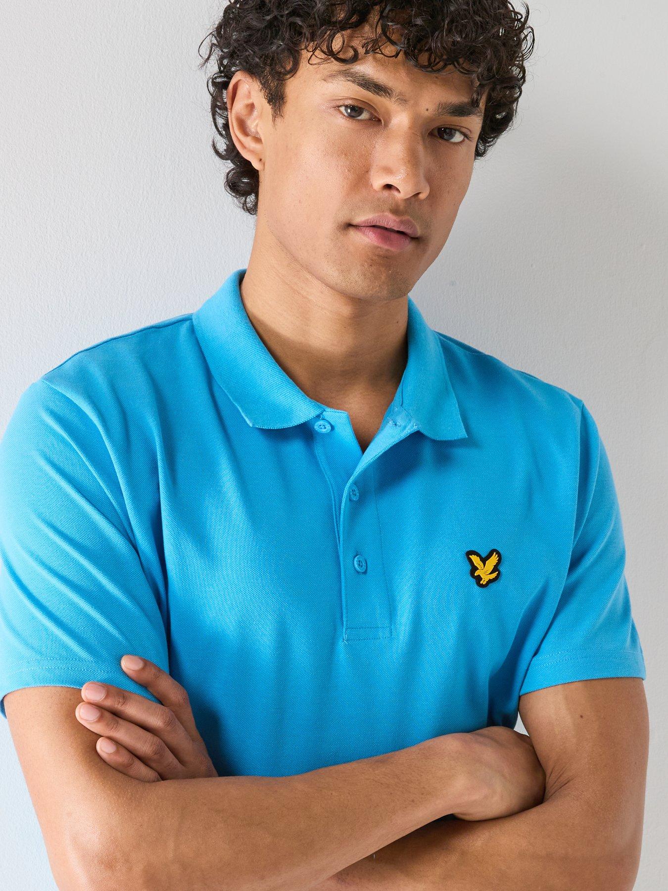  image of lyle-scott-golf-mens-core-polo-blue