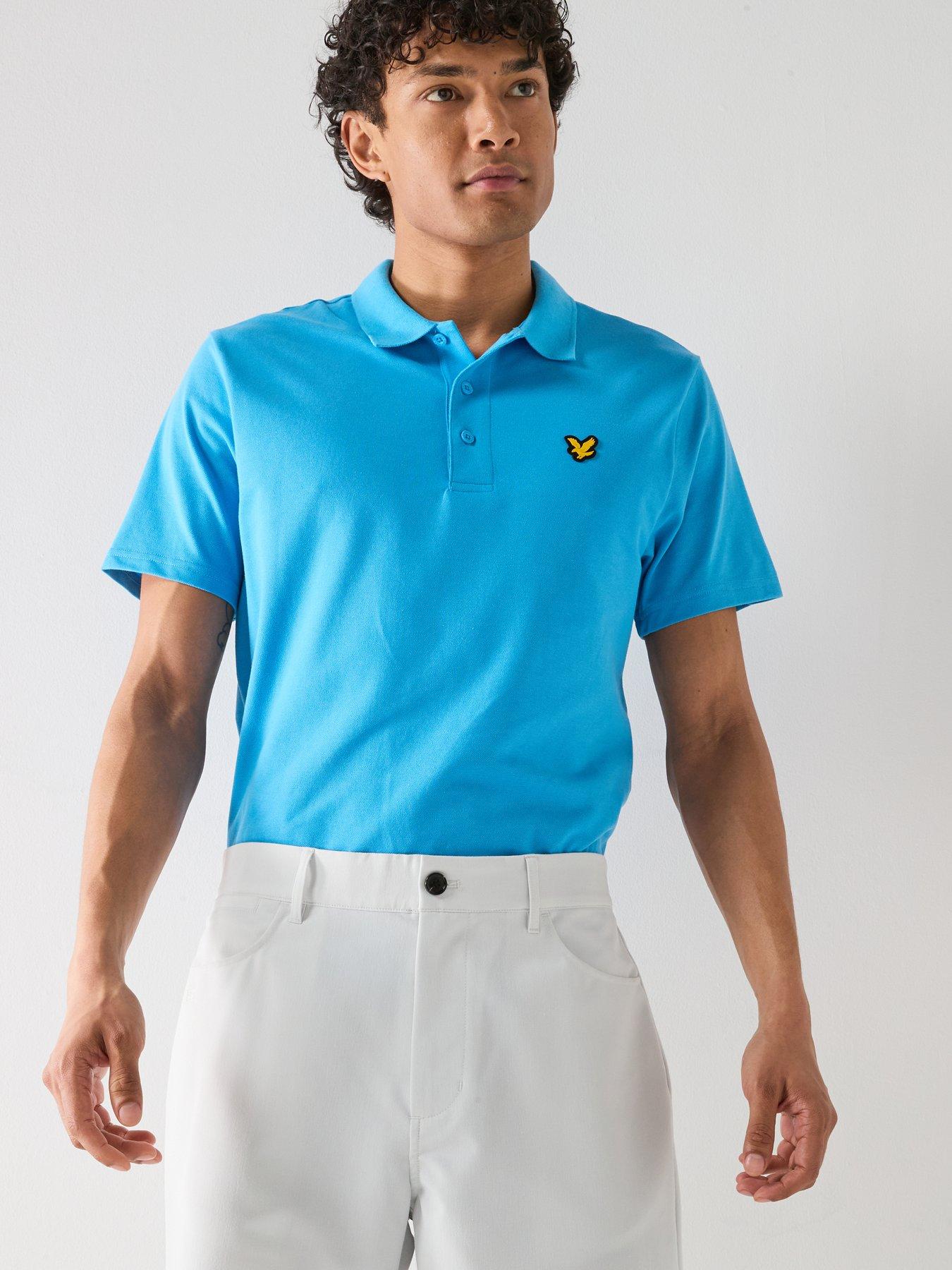  image of lyle-scott-golf-mens-core-polo-blue