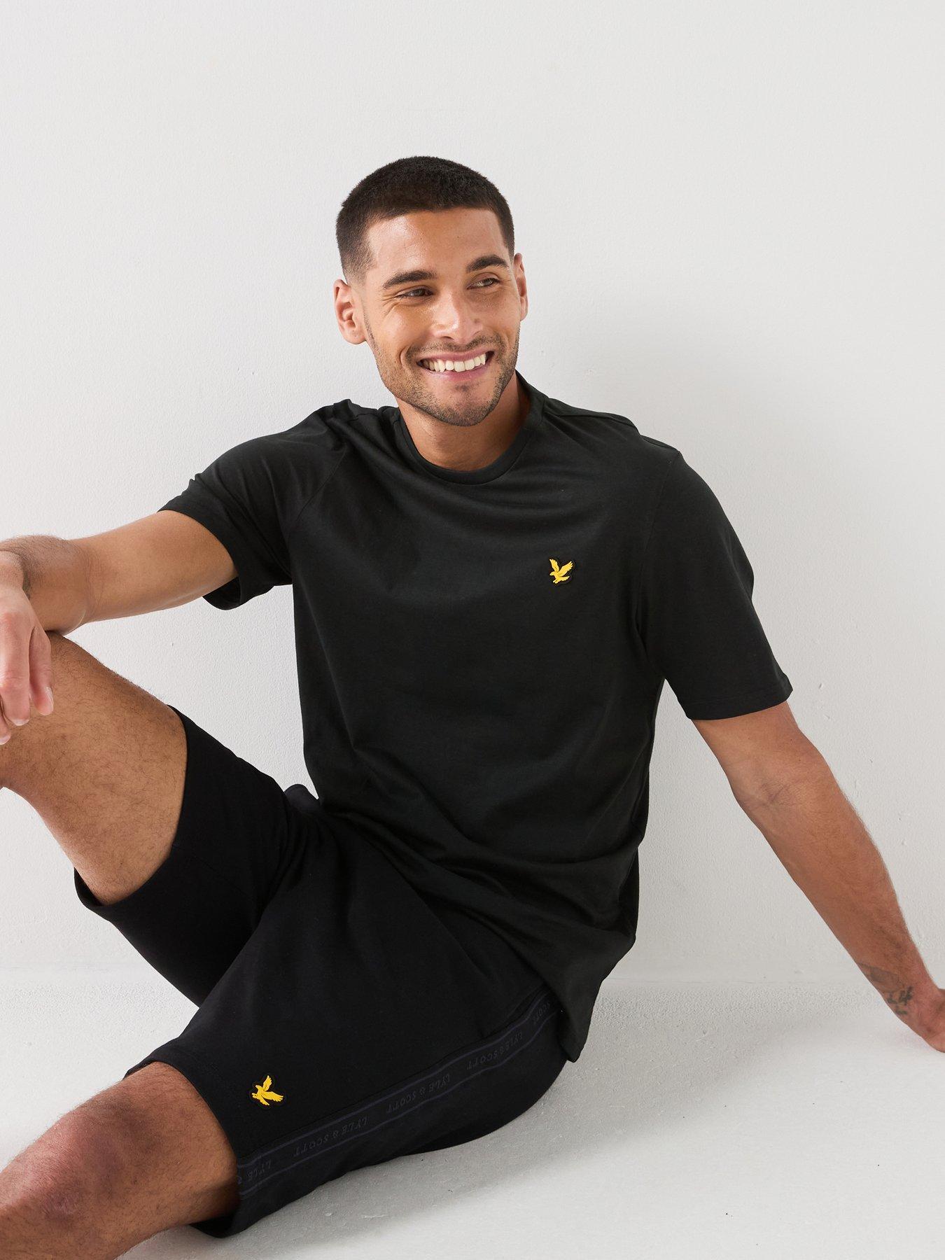 Lyle & Scott Sport Mens Sports Short Sleeve T-Shirt - Black