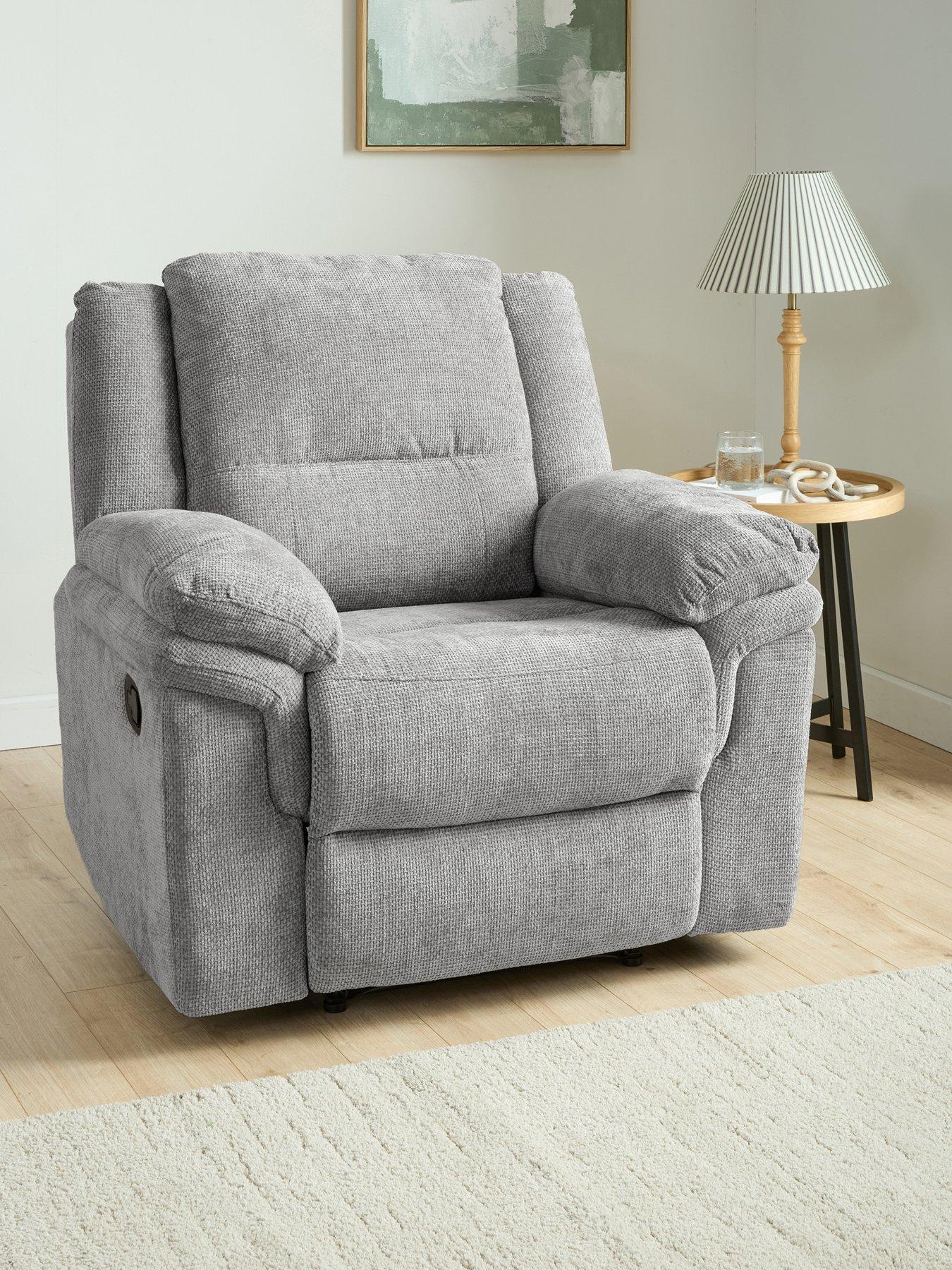 The Very Collection Albion Fabric Manual Recliner Armchair - FSC® Certified