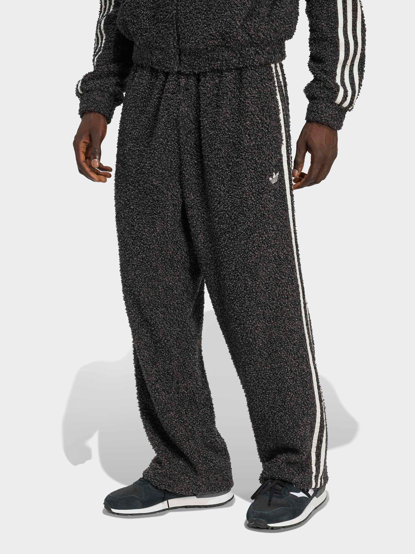 Image 1 of 5 of adidas Originals Mens Boucle Fire Bird Track Pants - Black