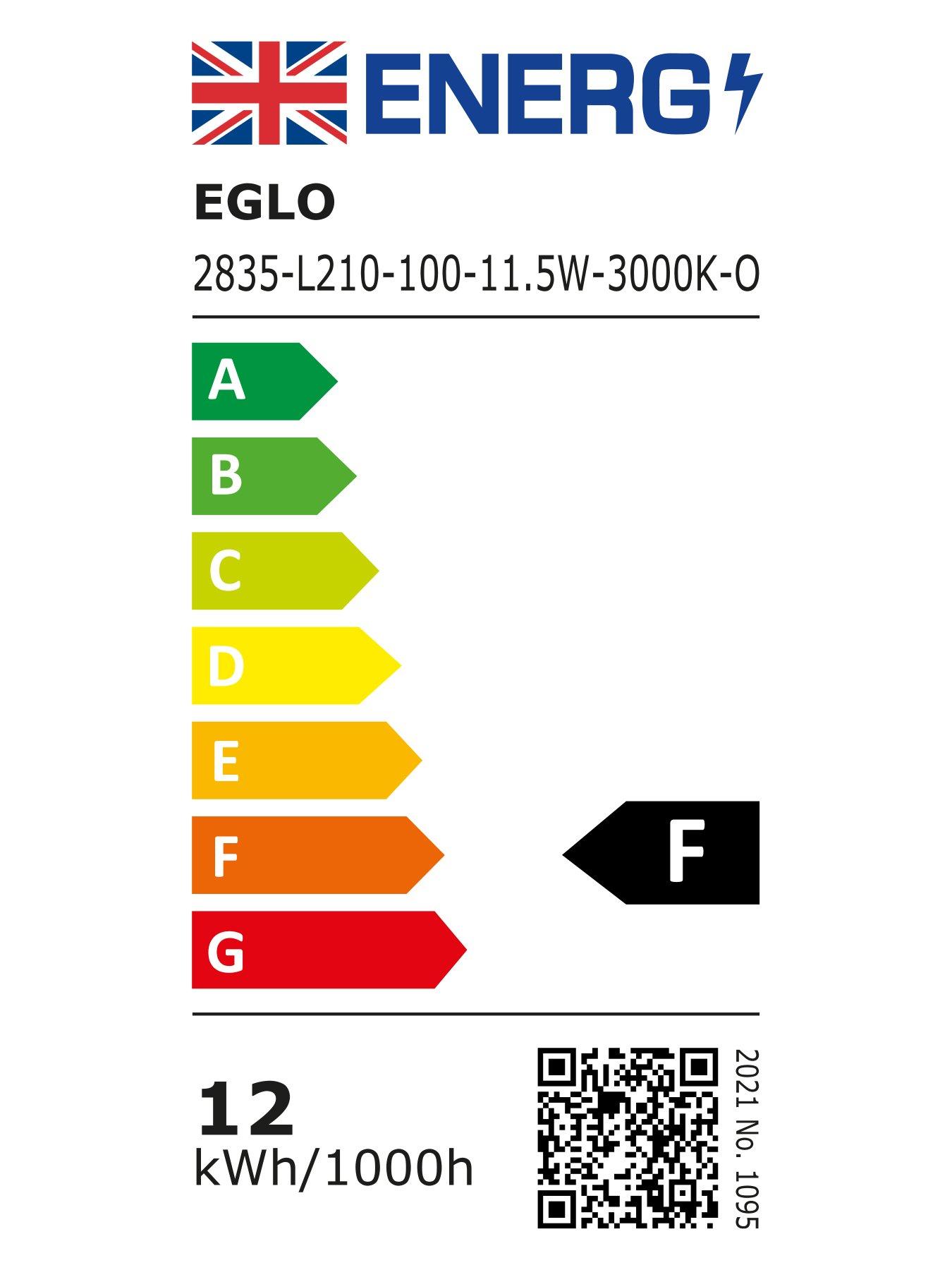 Image 5 of 5 of EGLO Fiumicino LED Aluminium/Plastic Outdoor Wall Light With Sensor