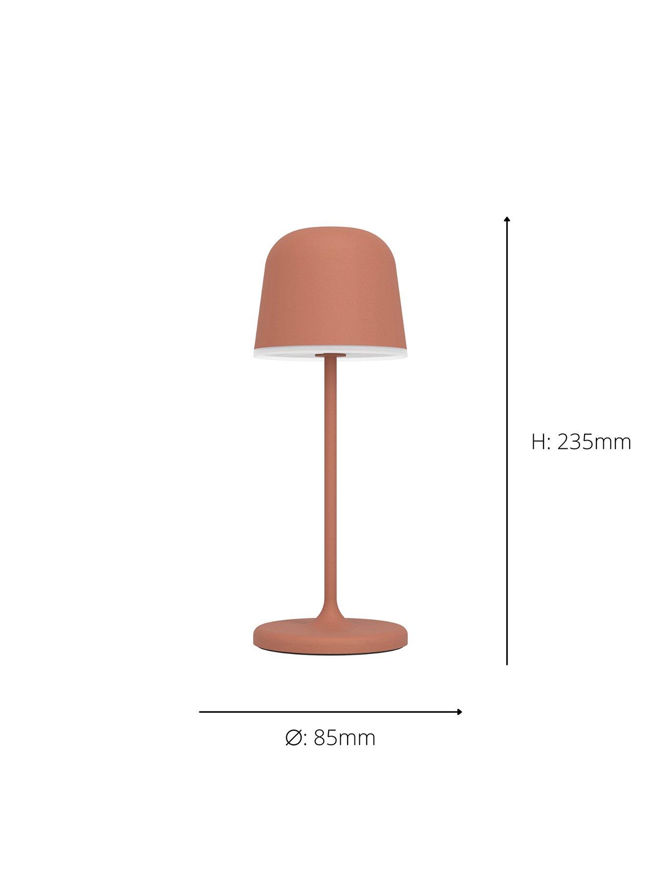 Image 3 of 5 of EGLO Mannera - S Portable LED Table Light Red