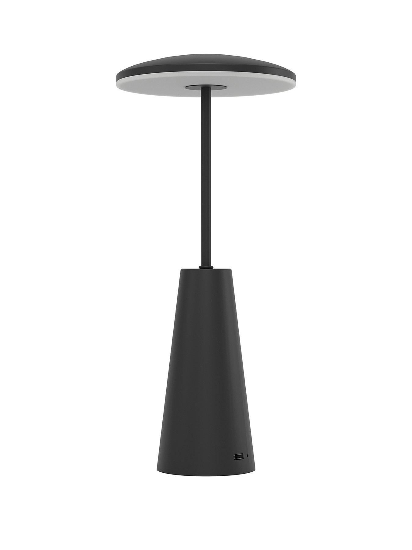 stillFront image of eglo-piccola-black-led-touch-table-light