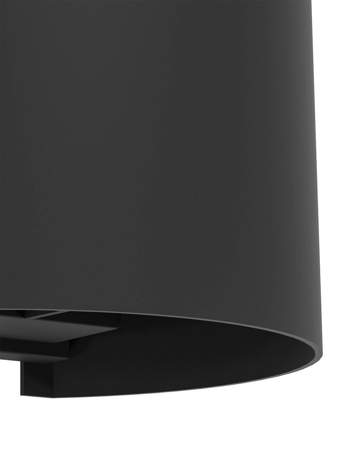  image of eglo-calpino-3-outdoor-wall-light-black