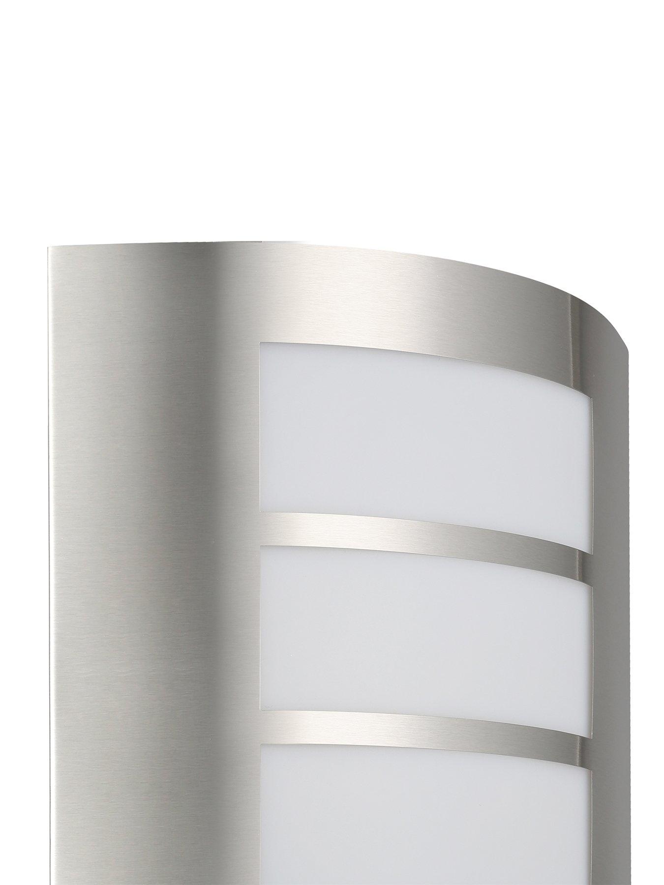 Image 4 of 4 of EGLO City Stainless-Steel Exterior Wall Light with Sensor