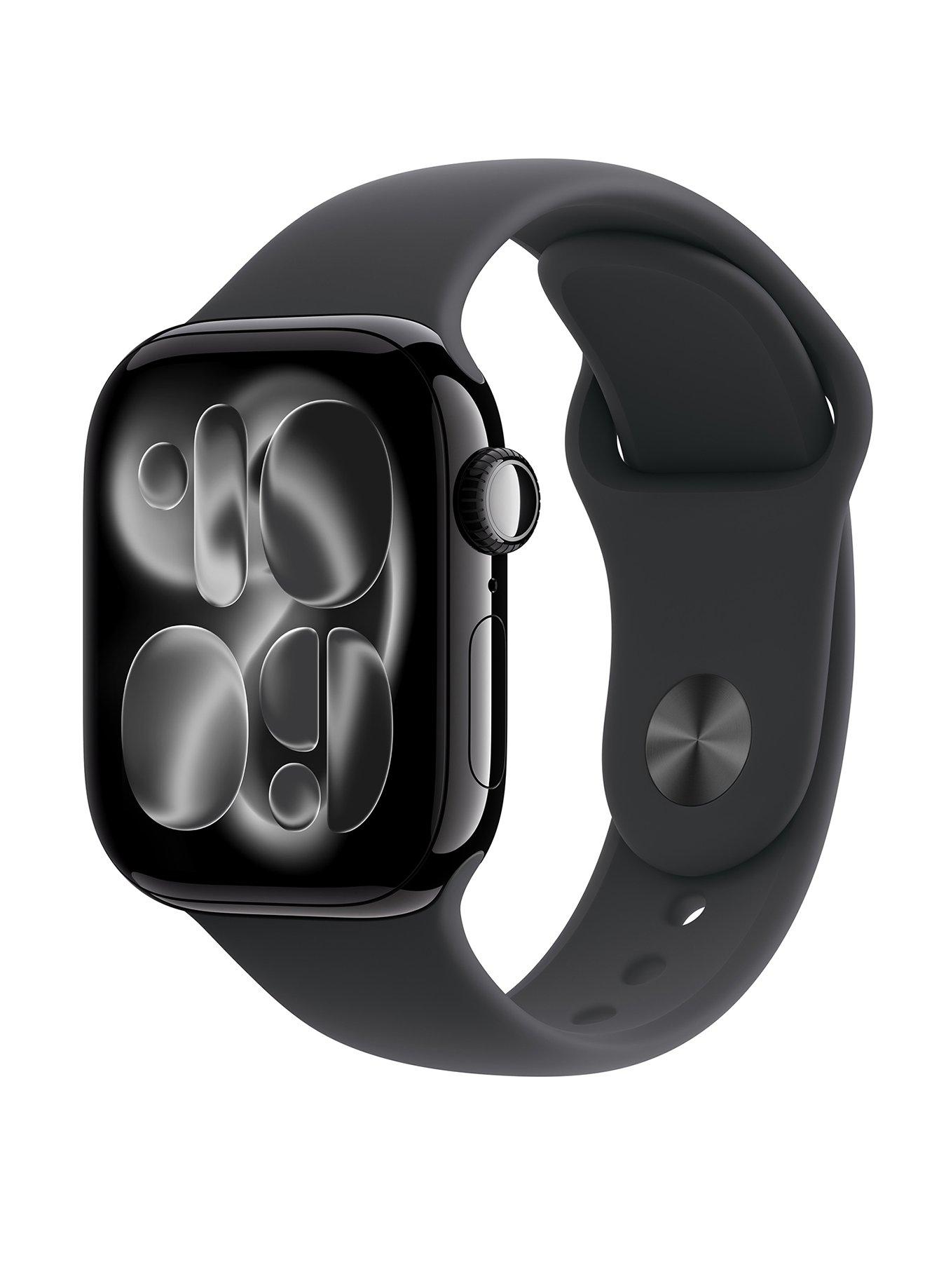 undefined Watch Series 11 (GPS) 42mm Jet Black Aluminium Case with Black Sport Band - S/M