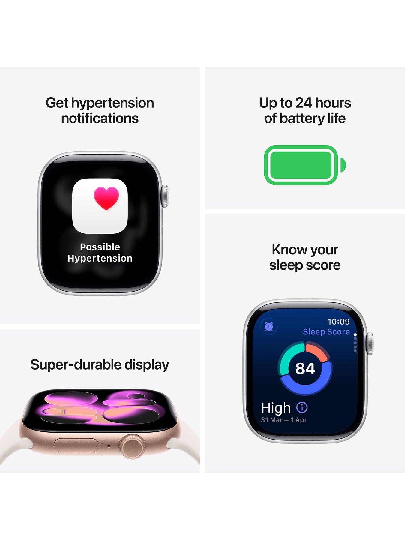 Image 2 of 8 of Apple Watch Series 11 (GPS) 46mm&nbsp;Jet Black Aluminium Case with Black Sport Band - S/M
