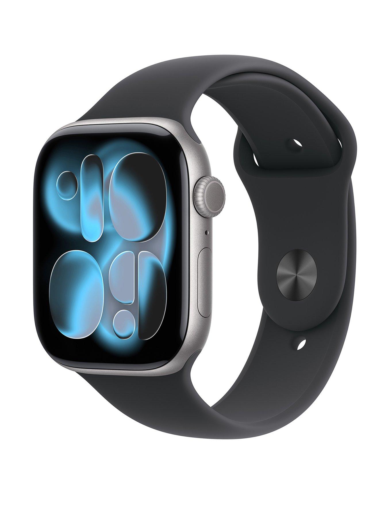undefined Watch Series 11 (GPS) 46mm Space Grey Aluminium Case with Black Sport Band - S/M