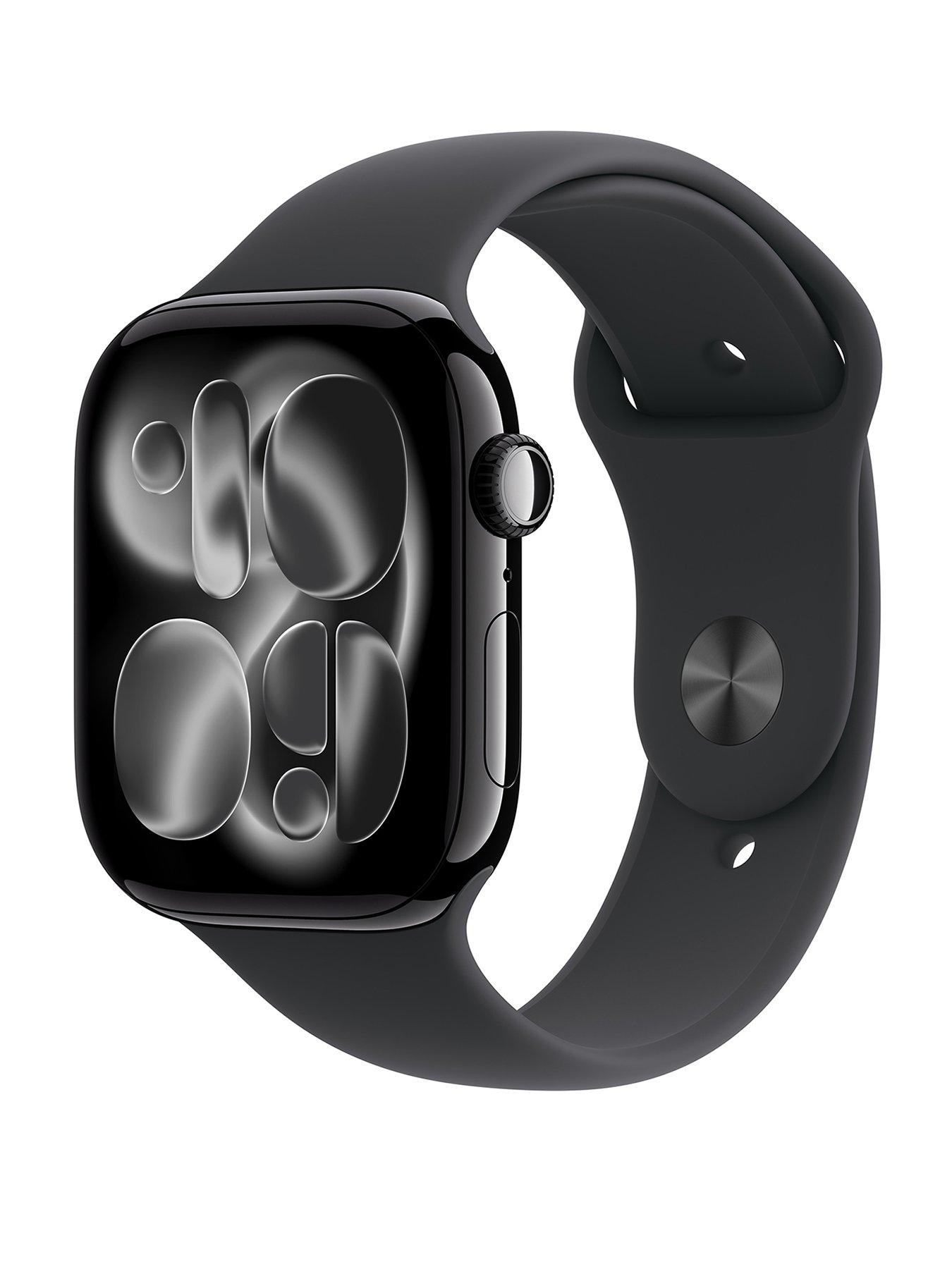front image of apple-watch-series-11-gps-cellular-2025-46mmnbspjet-black-aluminium-case-with-black-sport-band-sm