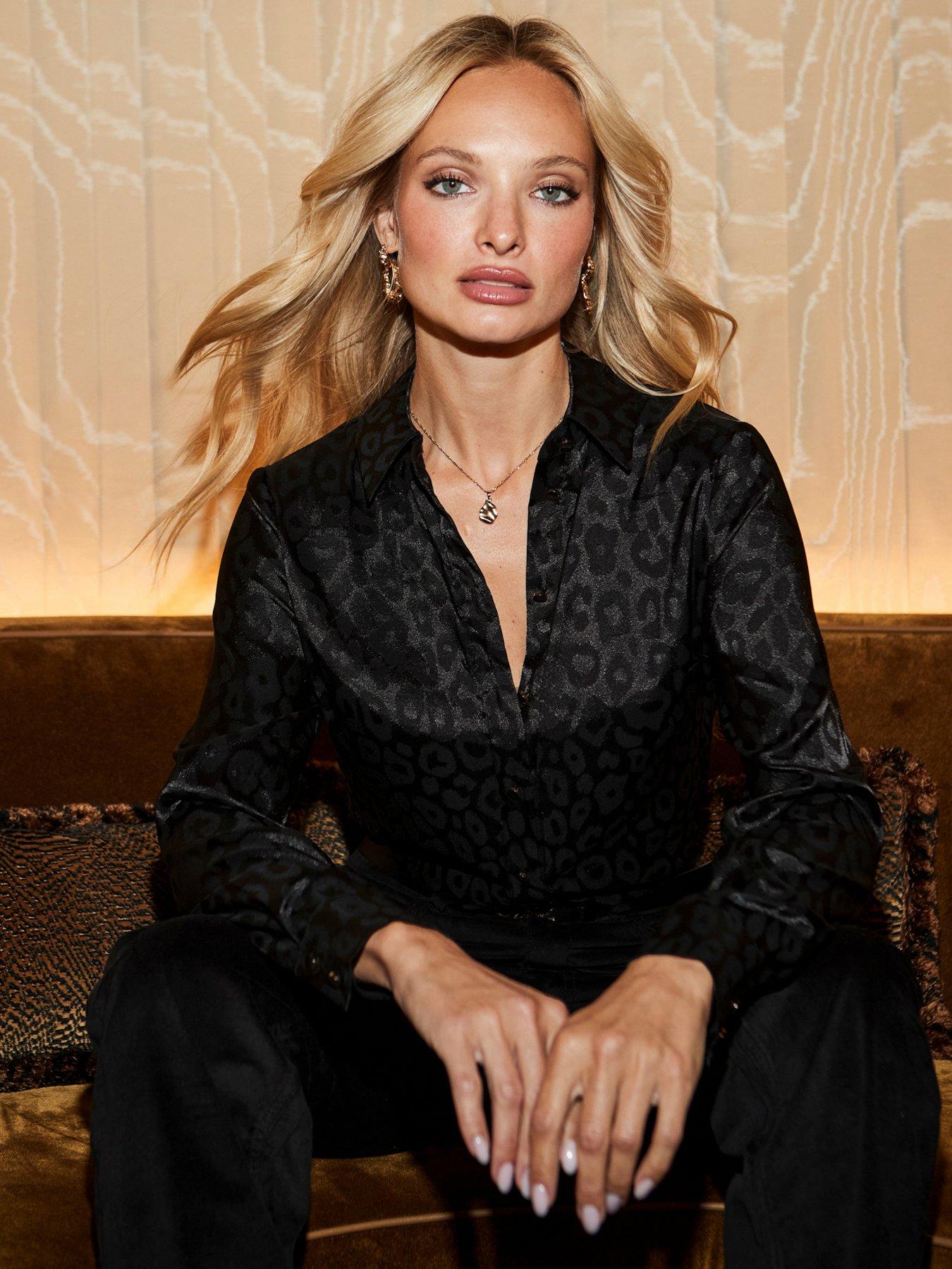 sosandar-animal-print-jacquard-shirt-black