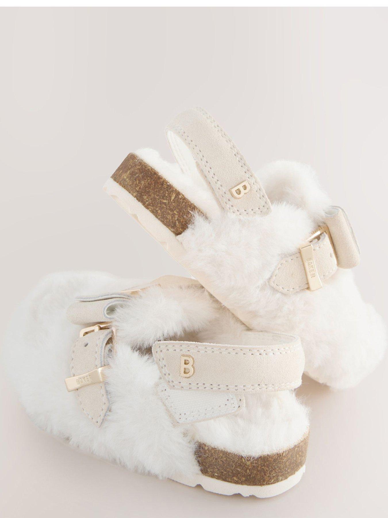  image of ted-baker-older-girls-mule-slippers-cream