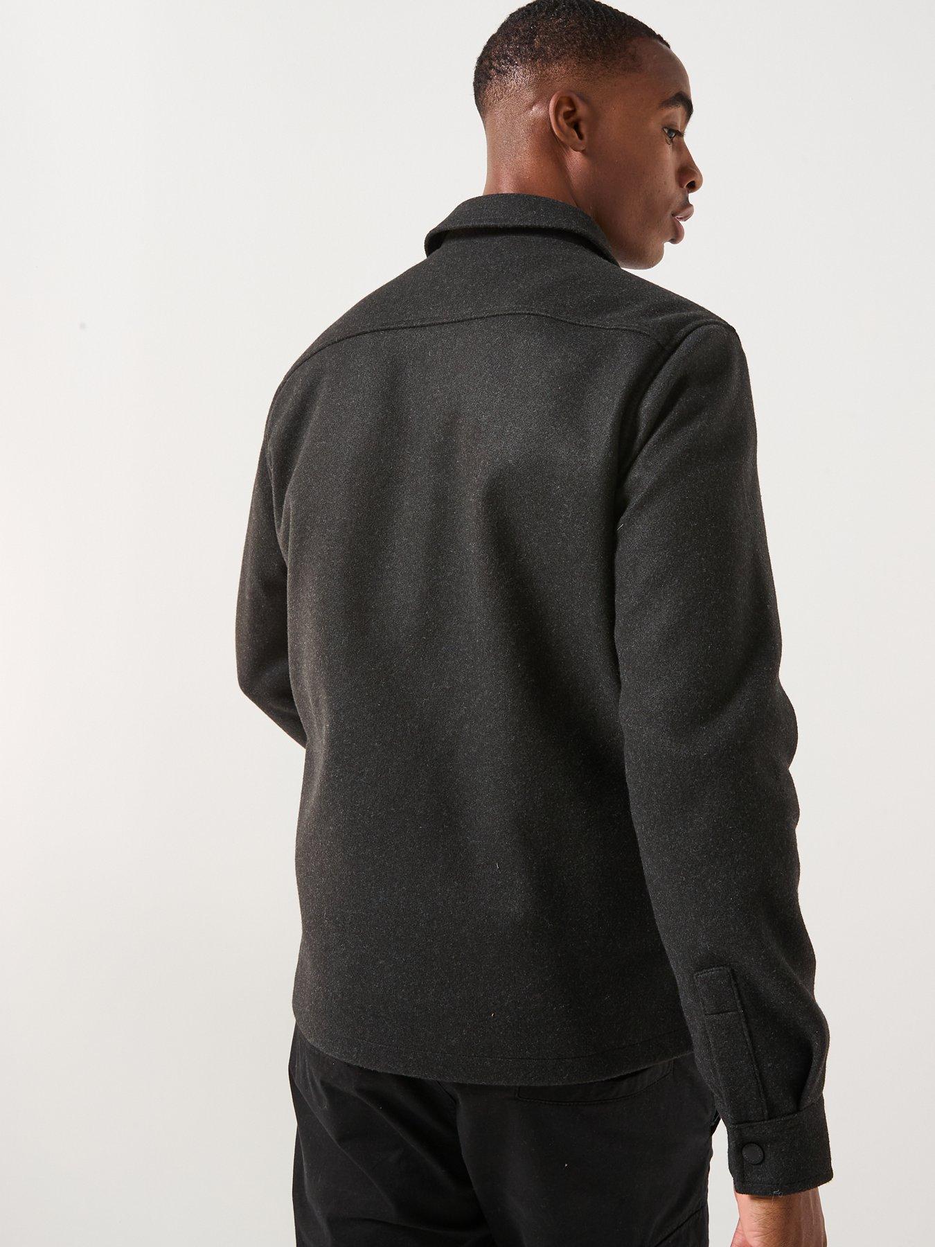 Image 2 of 6 of Barbour International Full Zip Walken Overshirt - Grey