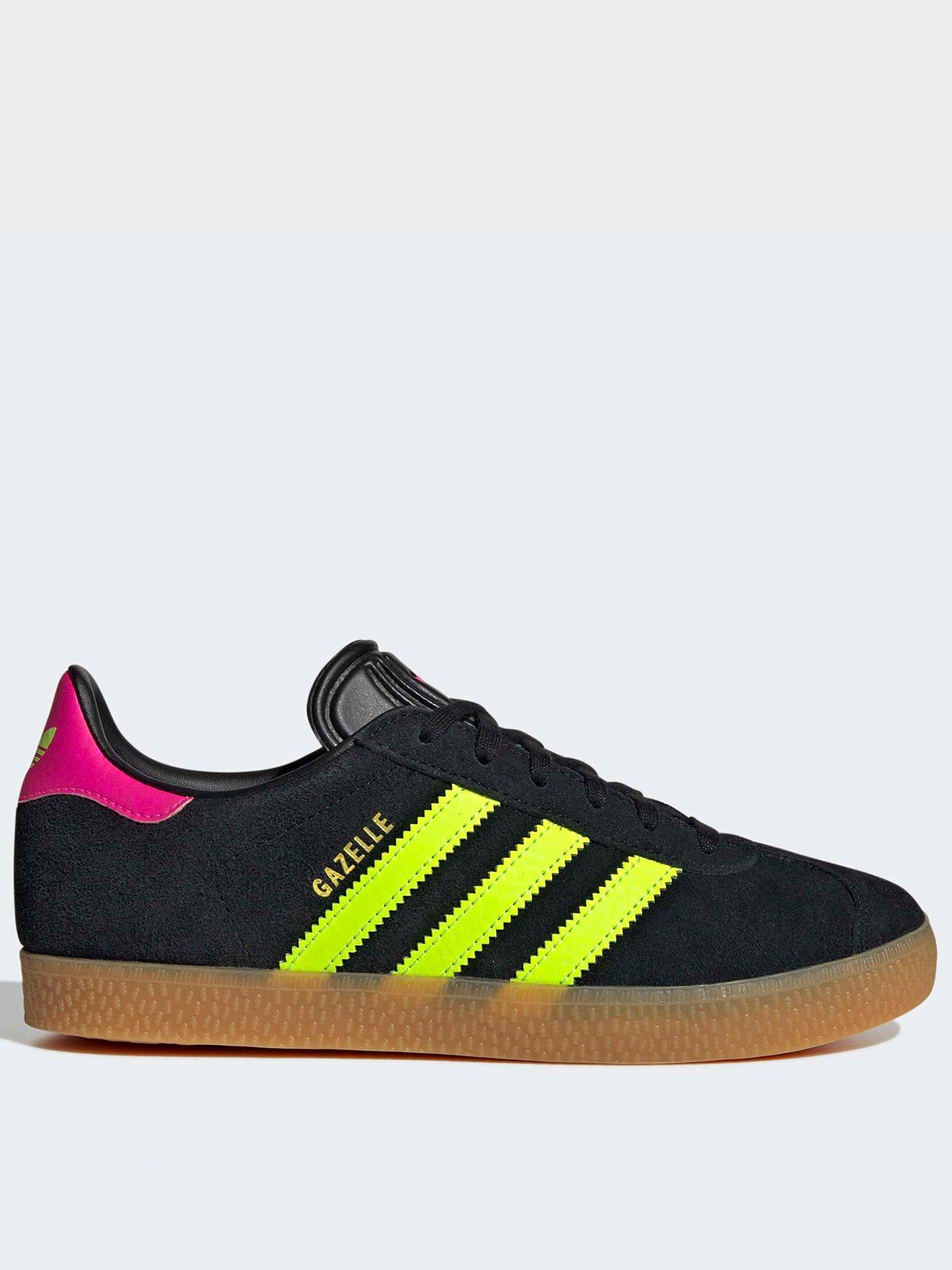 Image 1 of 7 of adidas Originals Junior Gazelle Trainers - Black