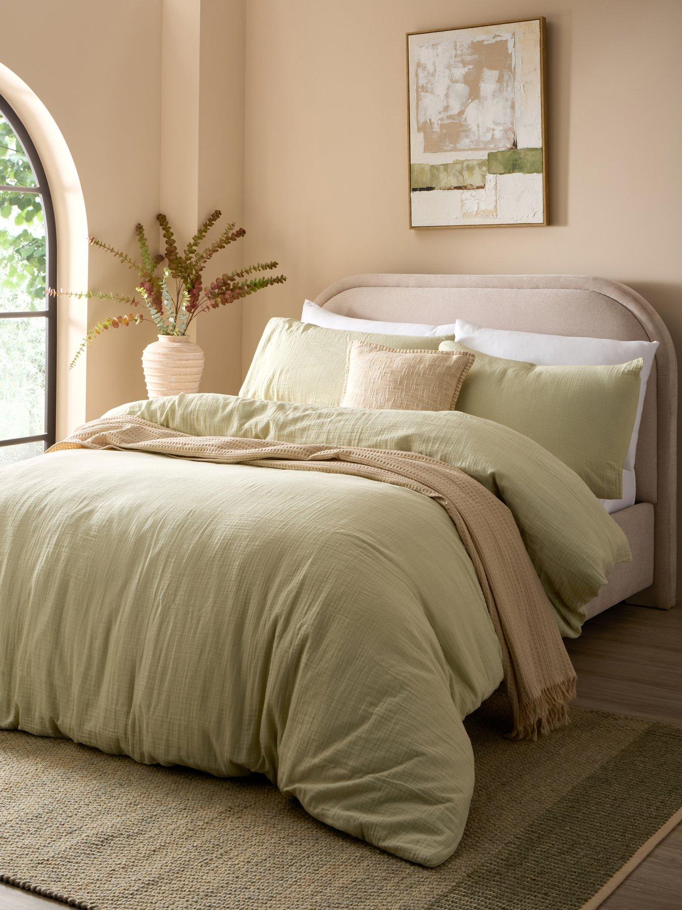 Image 1 of 5 of Michelle Keegan Home Soft Washed Cotton Duvet Set