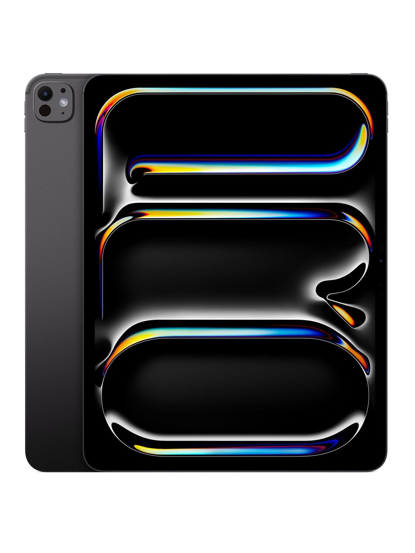 front image of apple-ipad-pro-m5-2025-13-inch-wi-fi-512gb-with-standard-glass-space-black