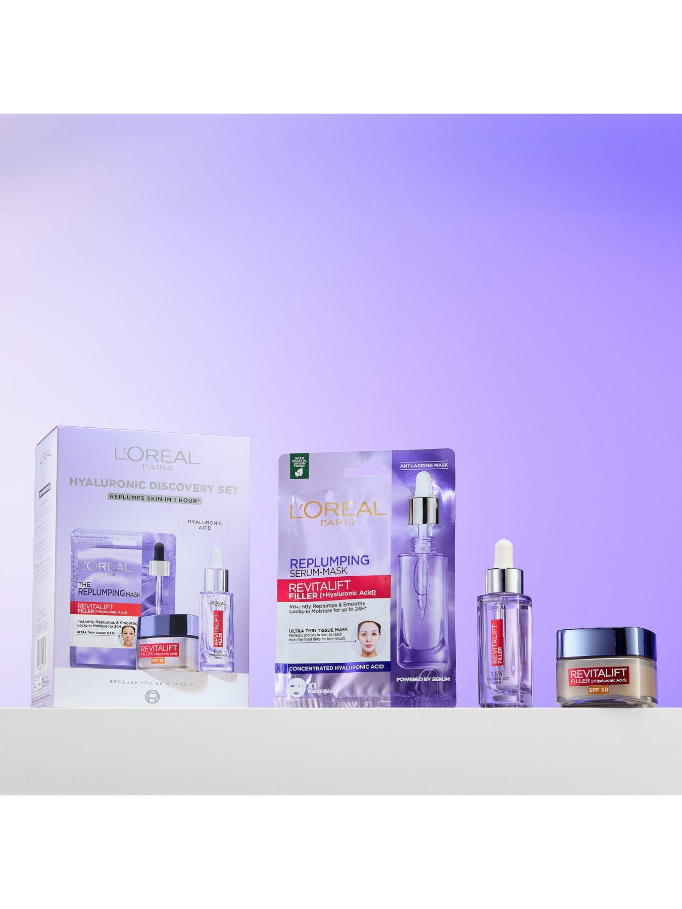  image of loreal-paris-hyaluronic-discovery-gift-set-with-pure-hyaluronic-acid-your-ultimate-trio-to-replump-skin-in-1-hour