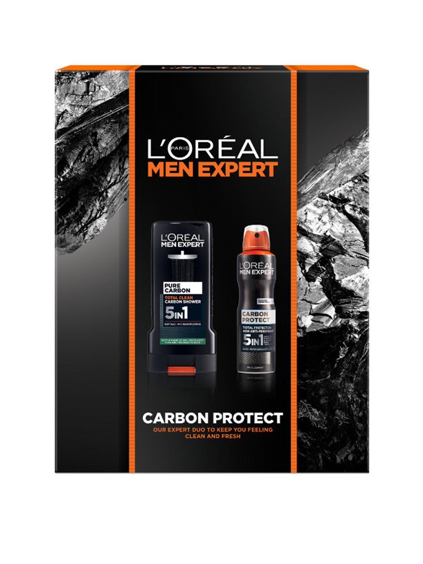 image of loreal-paris-men-expert-carbon-protect-gift-set-for-him-refreshing-face-amp-body-hygiene-duo-gift-set-for-men