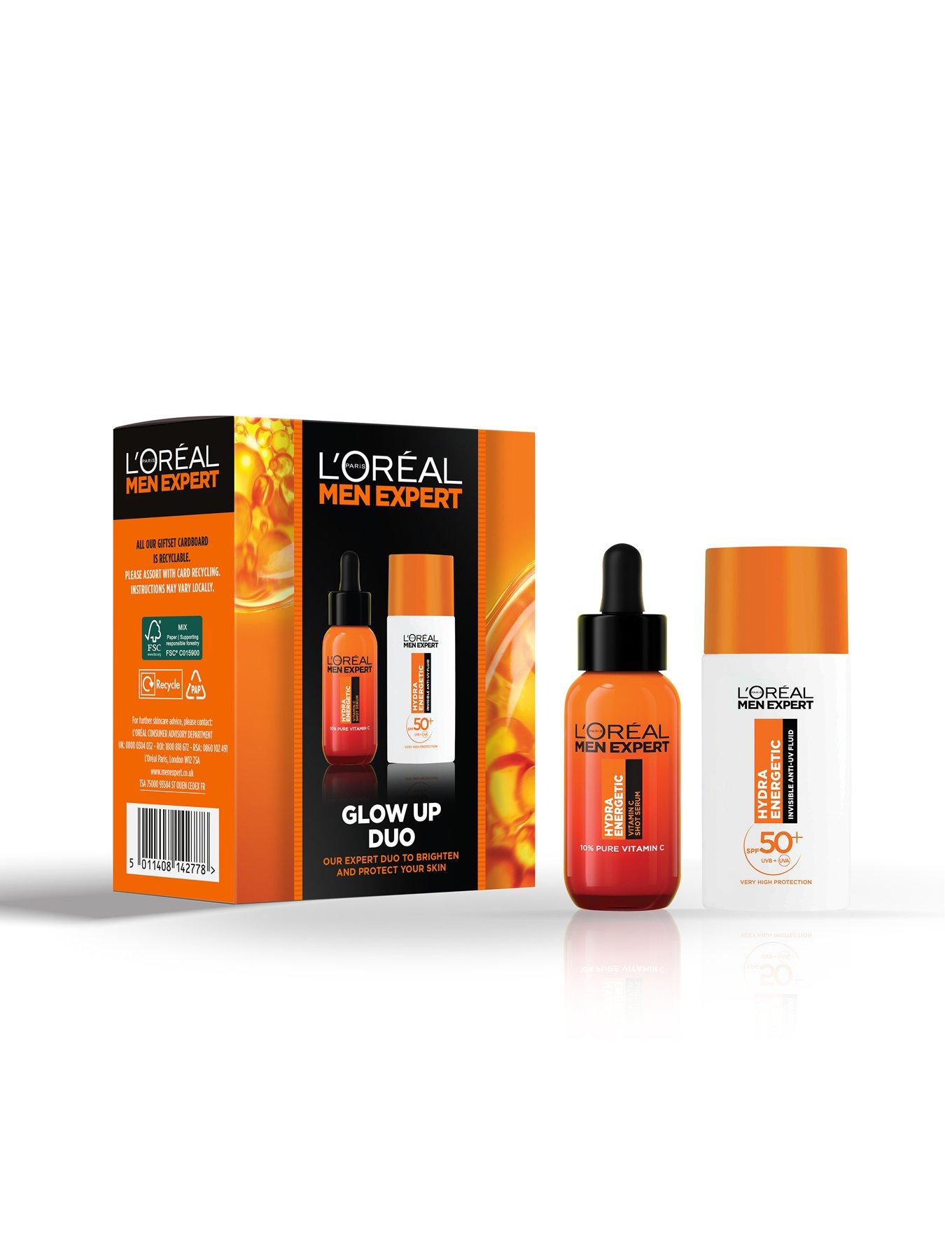 Image 2 of 4 of L'Oreal Paris Men Expert Hydra Energetic Gift Set For Him, Refreshing Face Glow up Duo, Gift Set for Men