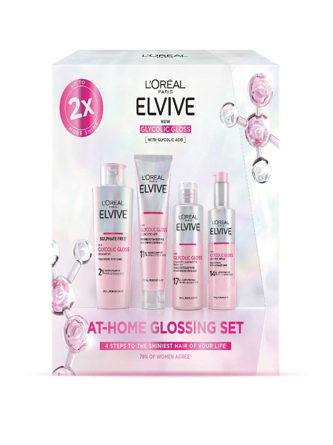 L'Oreal Paris Men Expert L'Oreal Paris Elvive At-Home Glossing Set 4 STEPS TO THE SHINIEST HAIR OF YOUR LIFE*